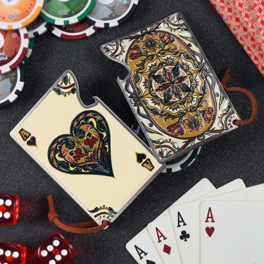 Banon butelių atidarytuvas, 8 cm, kreminės širdies formos