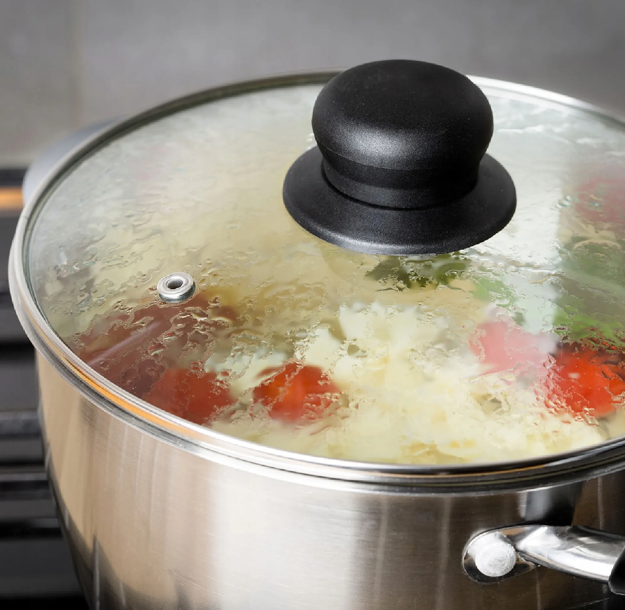 Stiklinis dangtis su rankena 26 cm, 2 vnt.