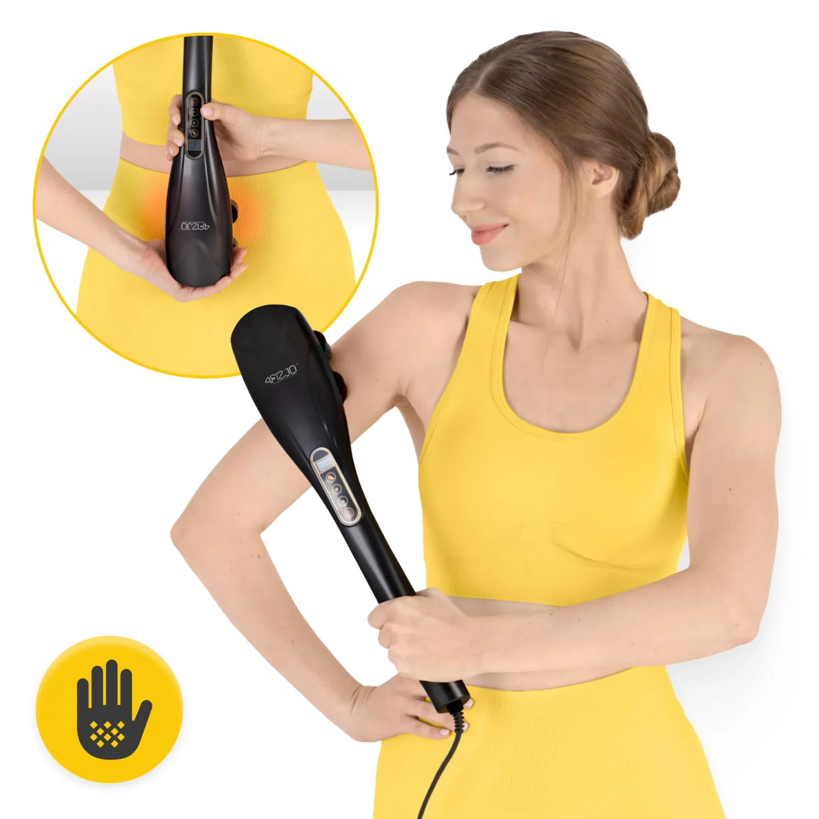 Rankinis vibruojantis kūno masažuoklis