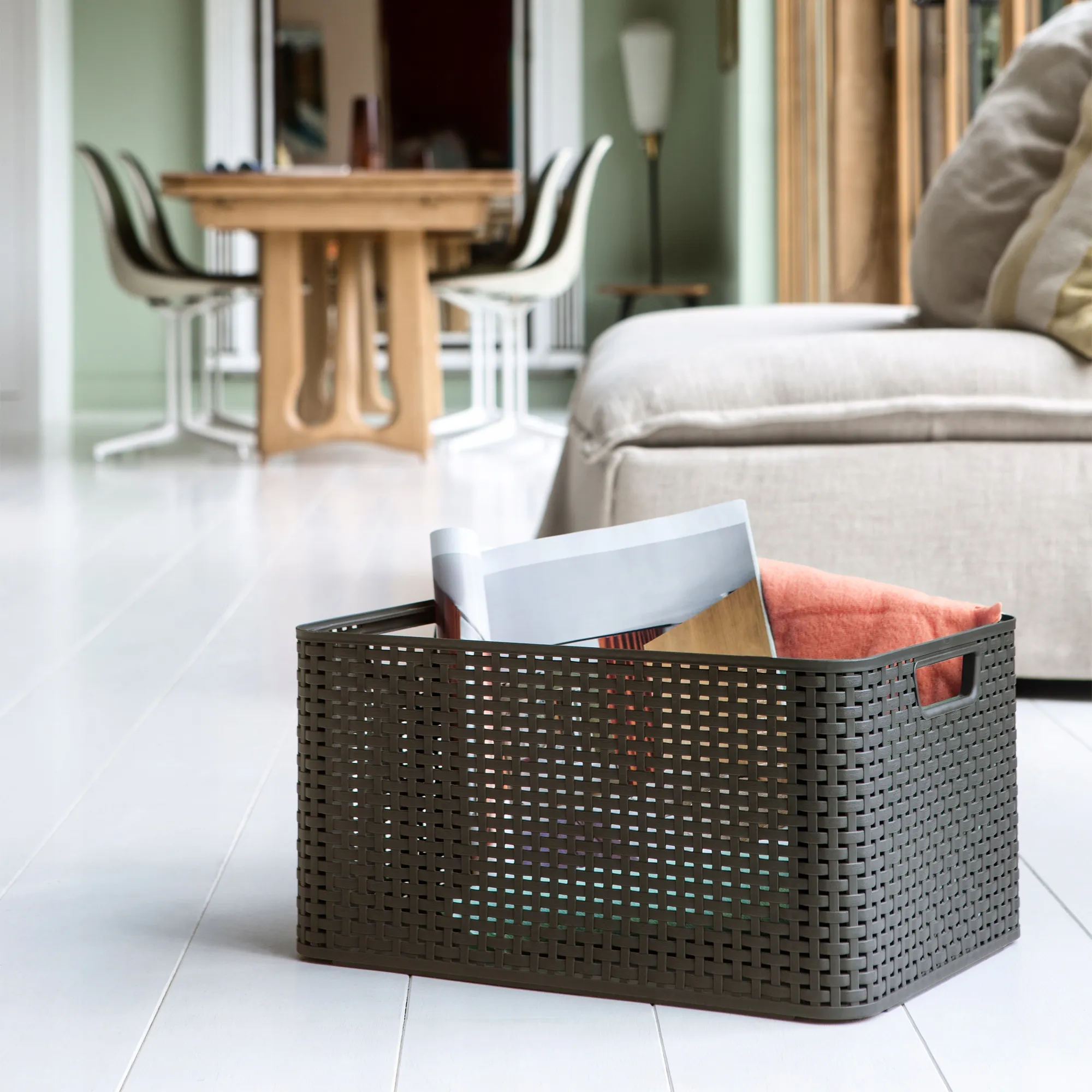 „Curver Style“ 30 litrų sandėliavimo konteineris, rudas