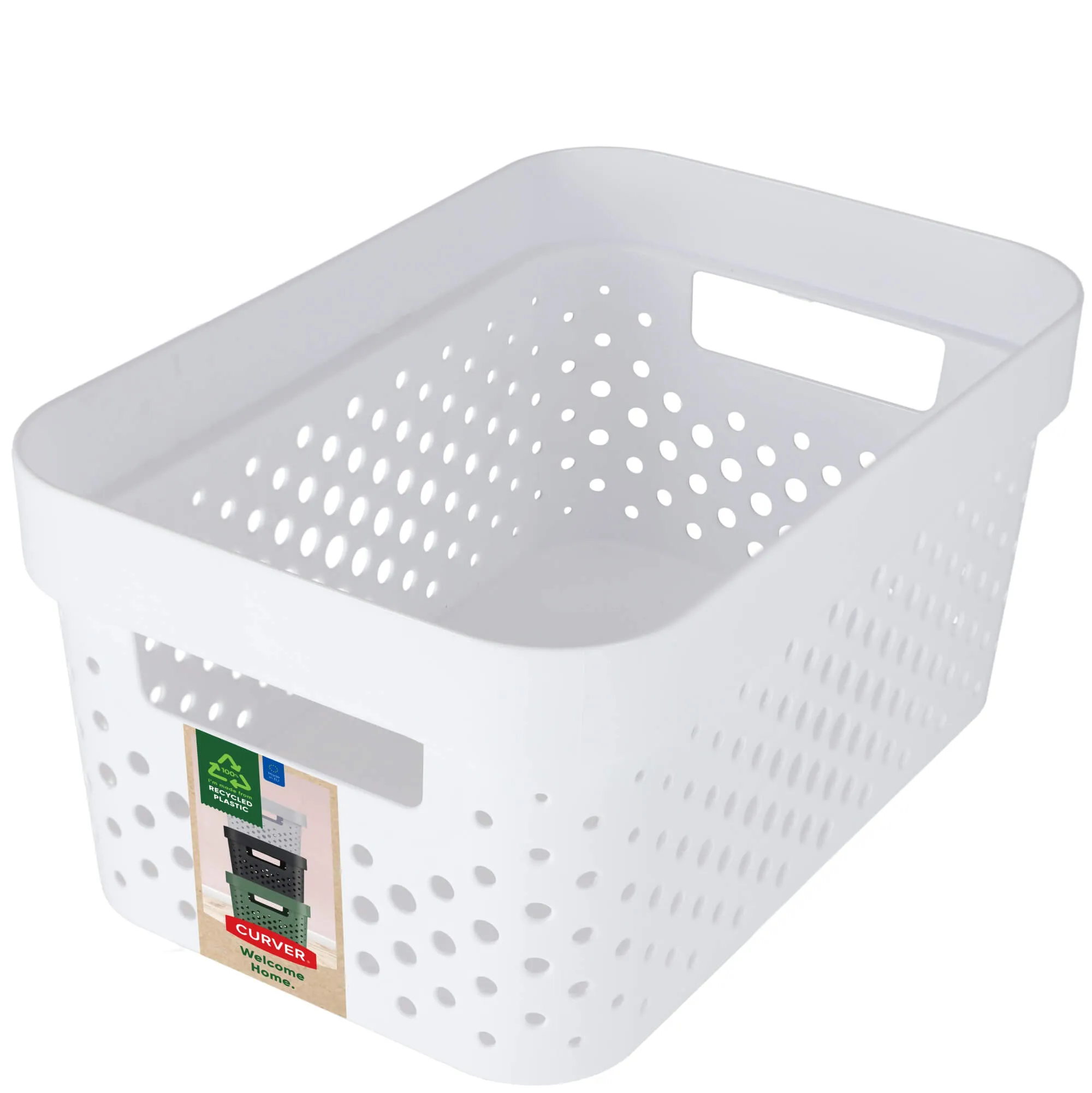 Infinity Eko Curver 4,5 l plastikinis indas, baltas