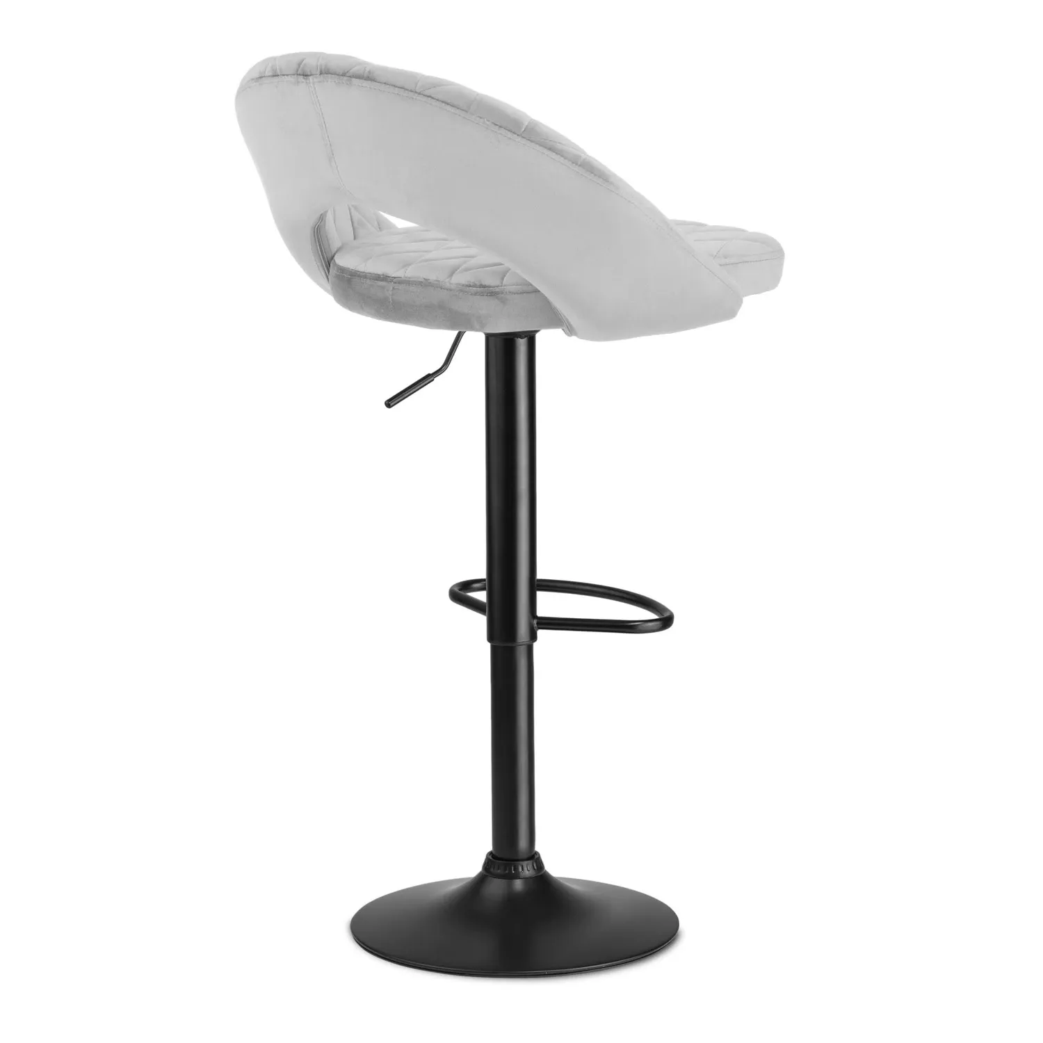 Meva baro kėdė su atlošu, pilka - nuotrauka 1