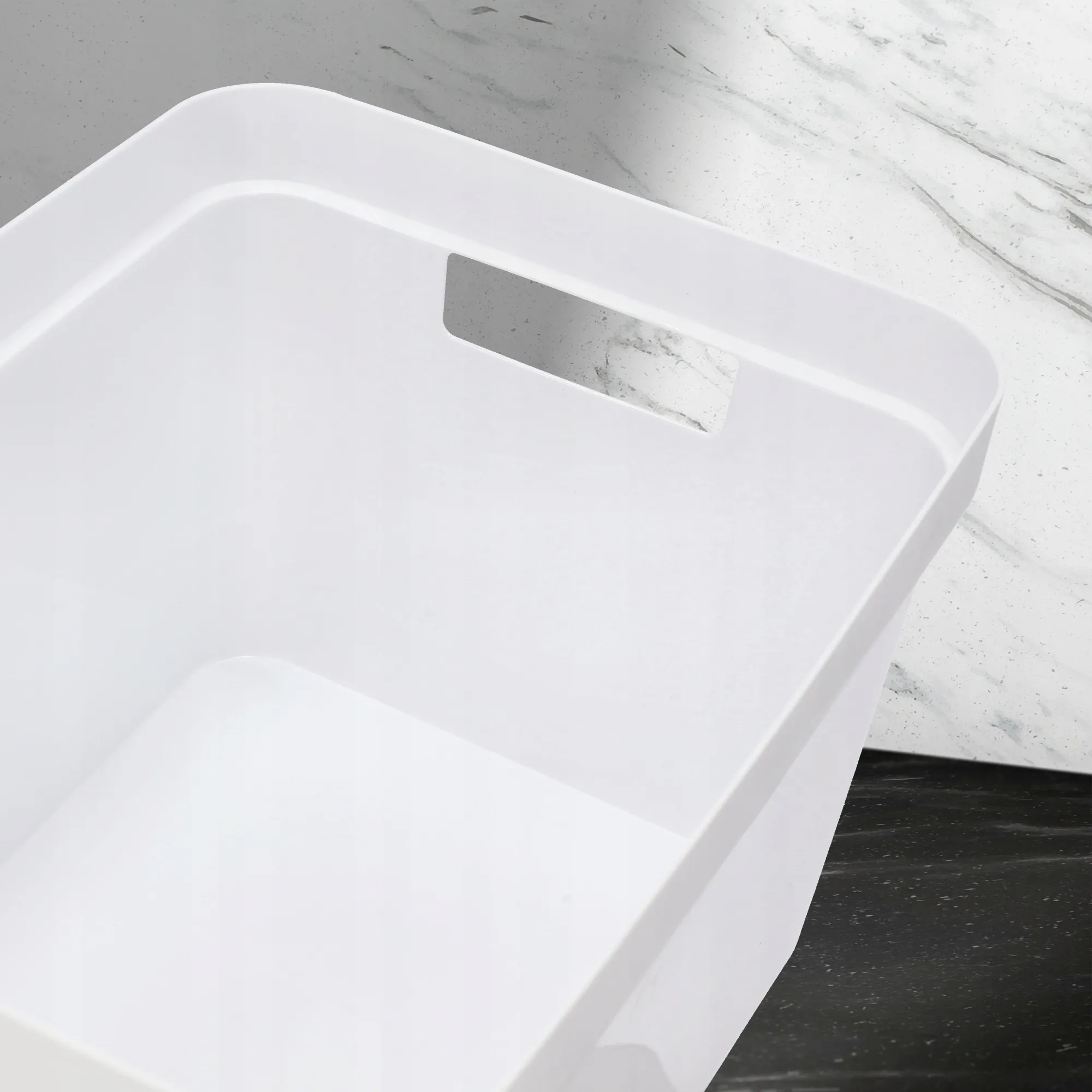 „Curver Infinity“ sandėliavimo konteineriai, 4,5 + 11 + 17 l, balti, lygūs