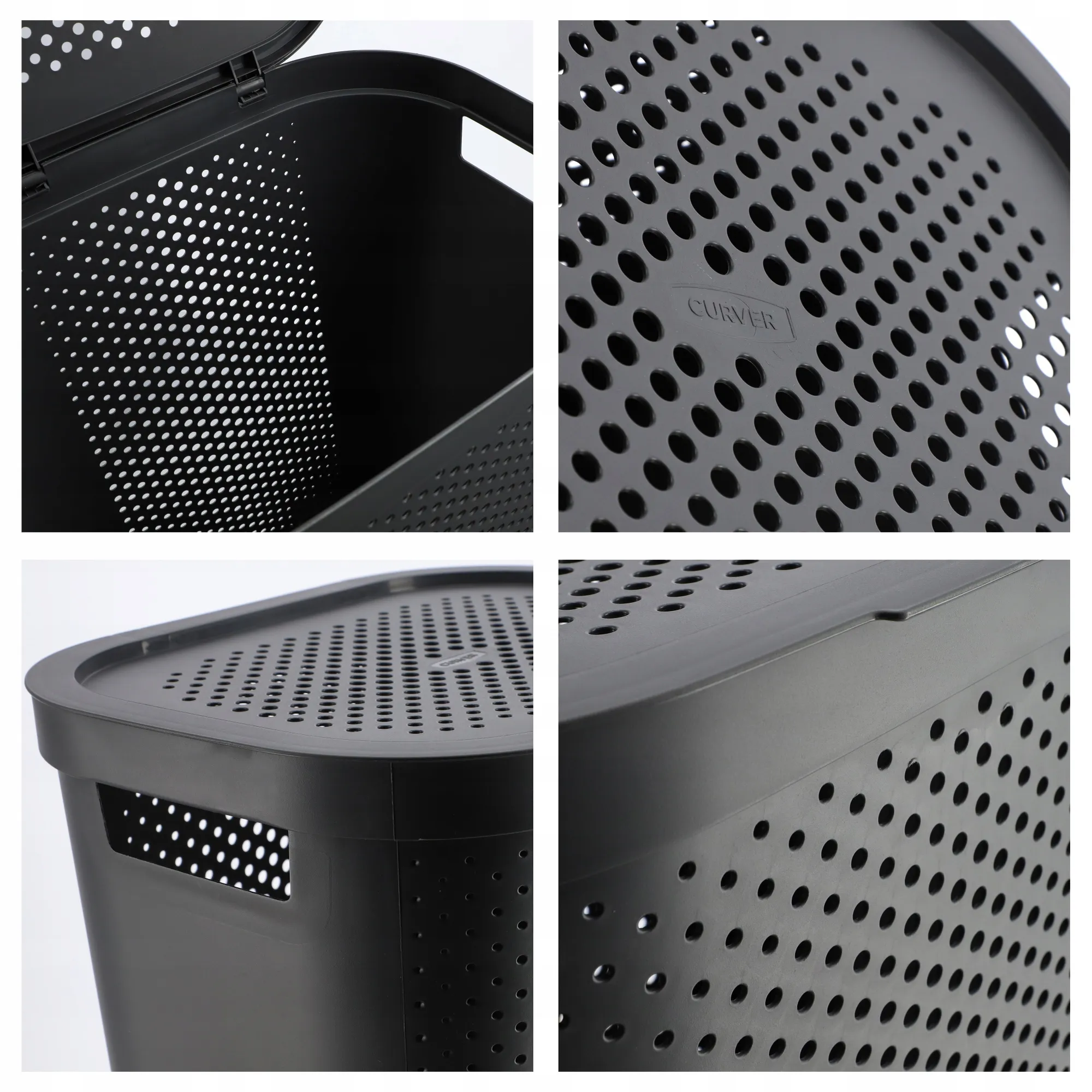 „Curver Infinity“ 60 l talpos krepšeliai su dangčiu, spalvų mišinys, 2 vnt.