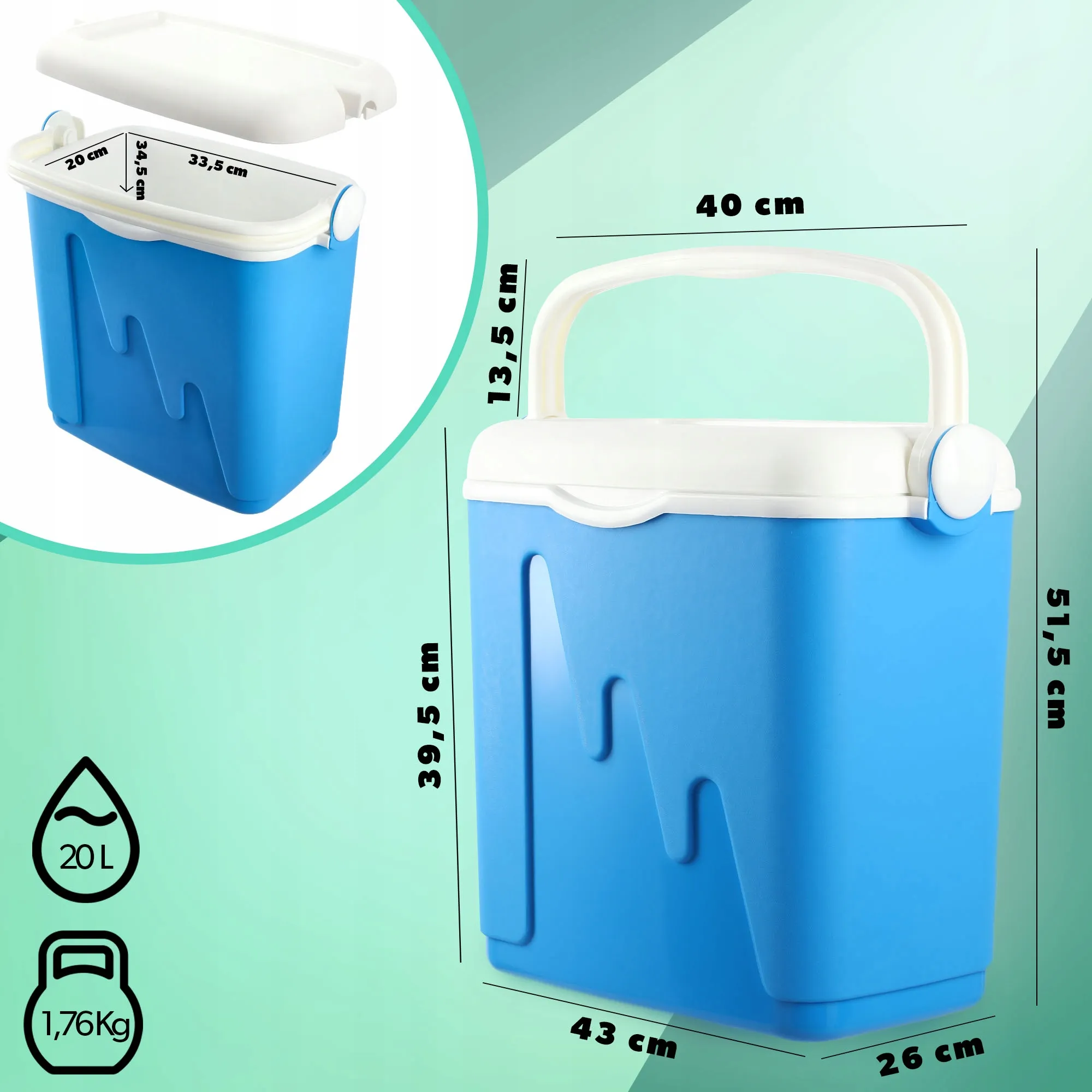 20 l „Curver“ kelioninis šaldytuvas