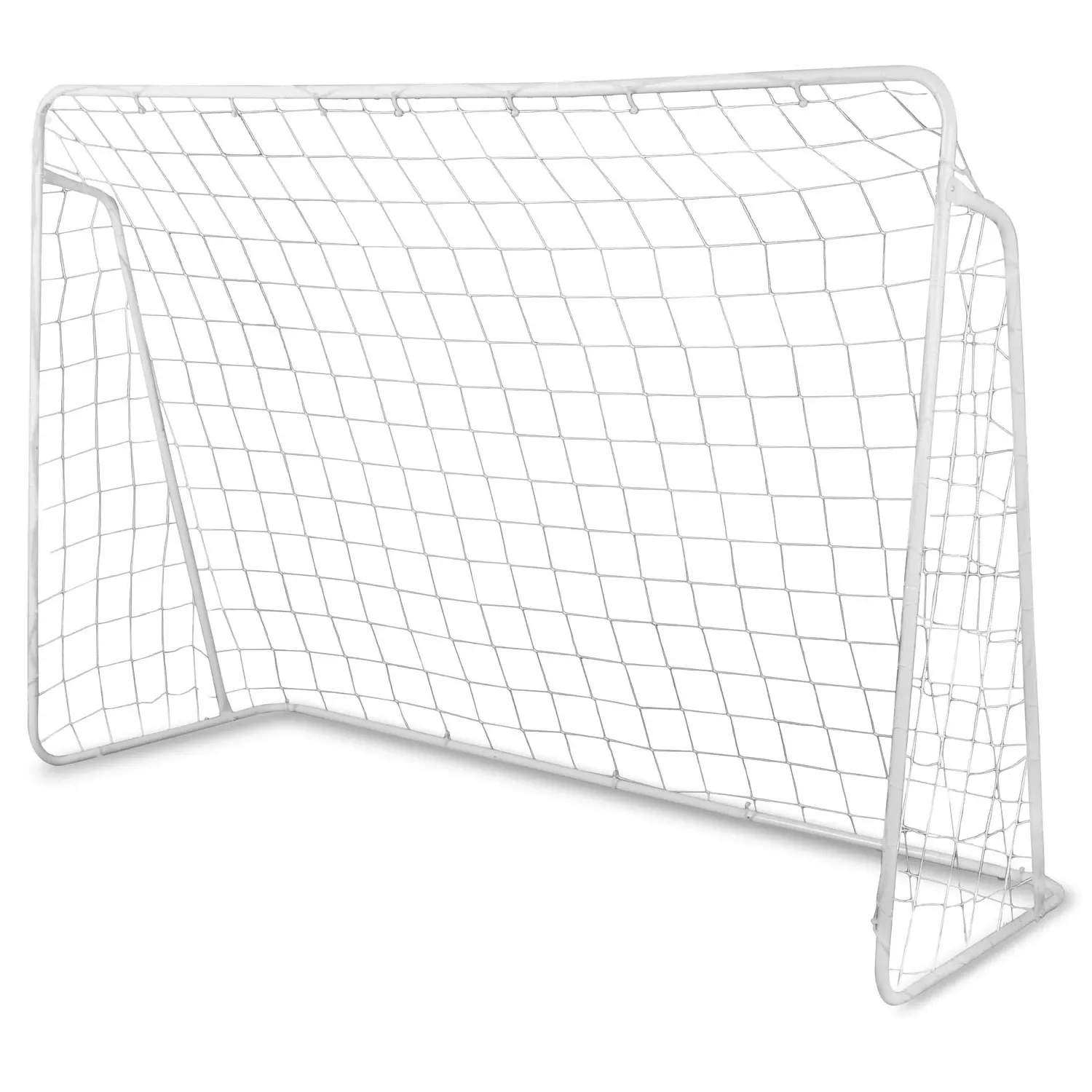 Futbolo vartai 245 x 155 x 80 cm + taikinio kilimėlis - nuotrauka 1
