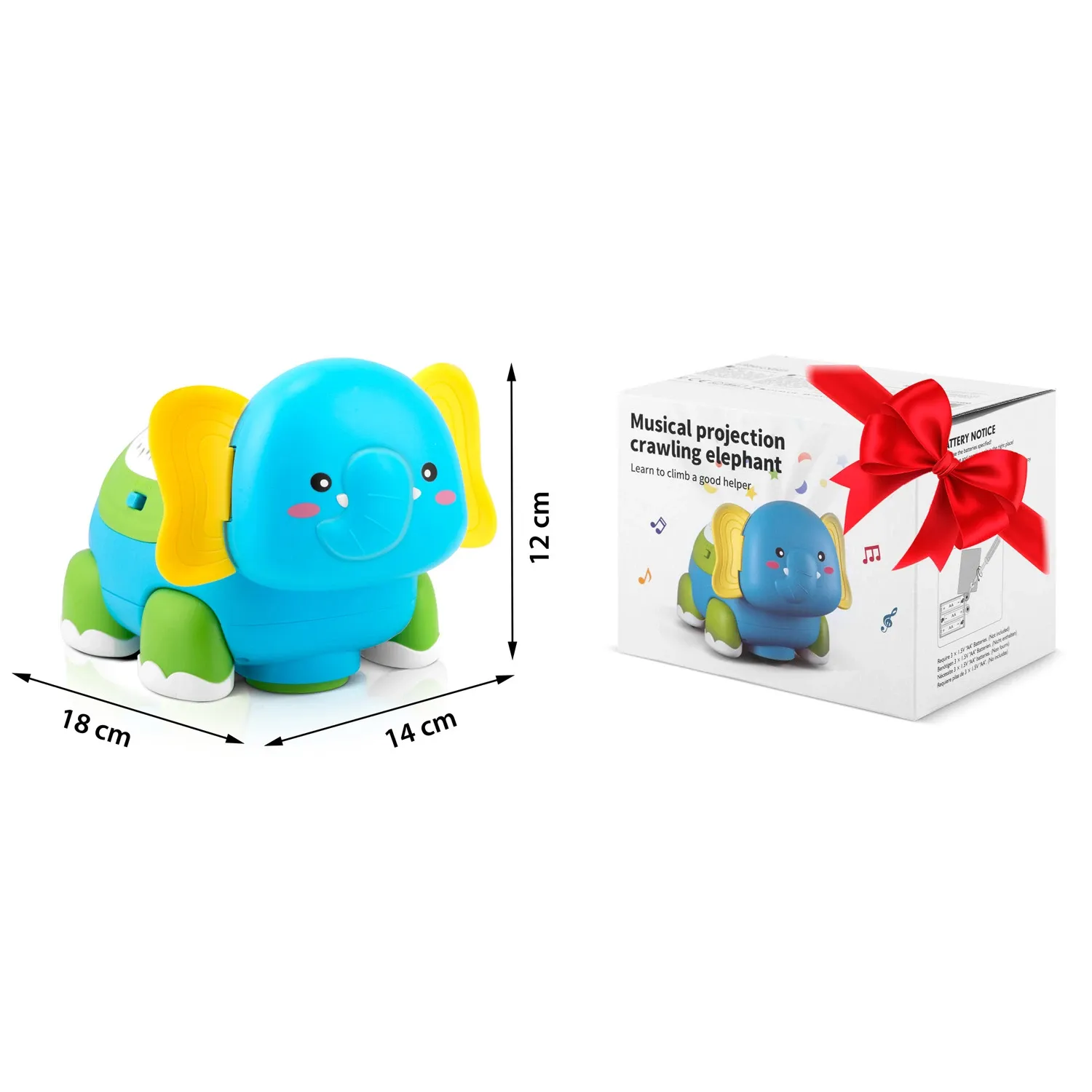 Edukacinis žaislas interaktyvus dramblys RK-755 Ricokids - nuotrauka 1