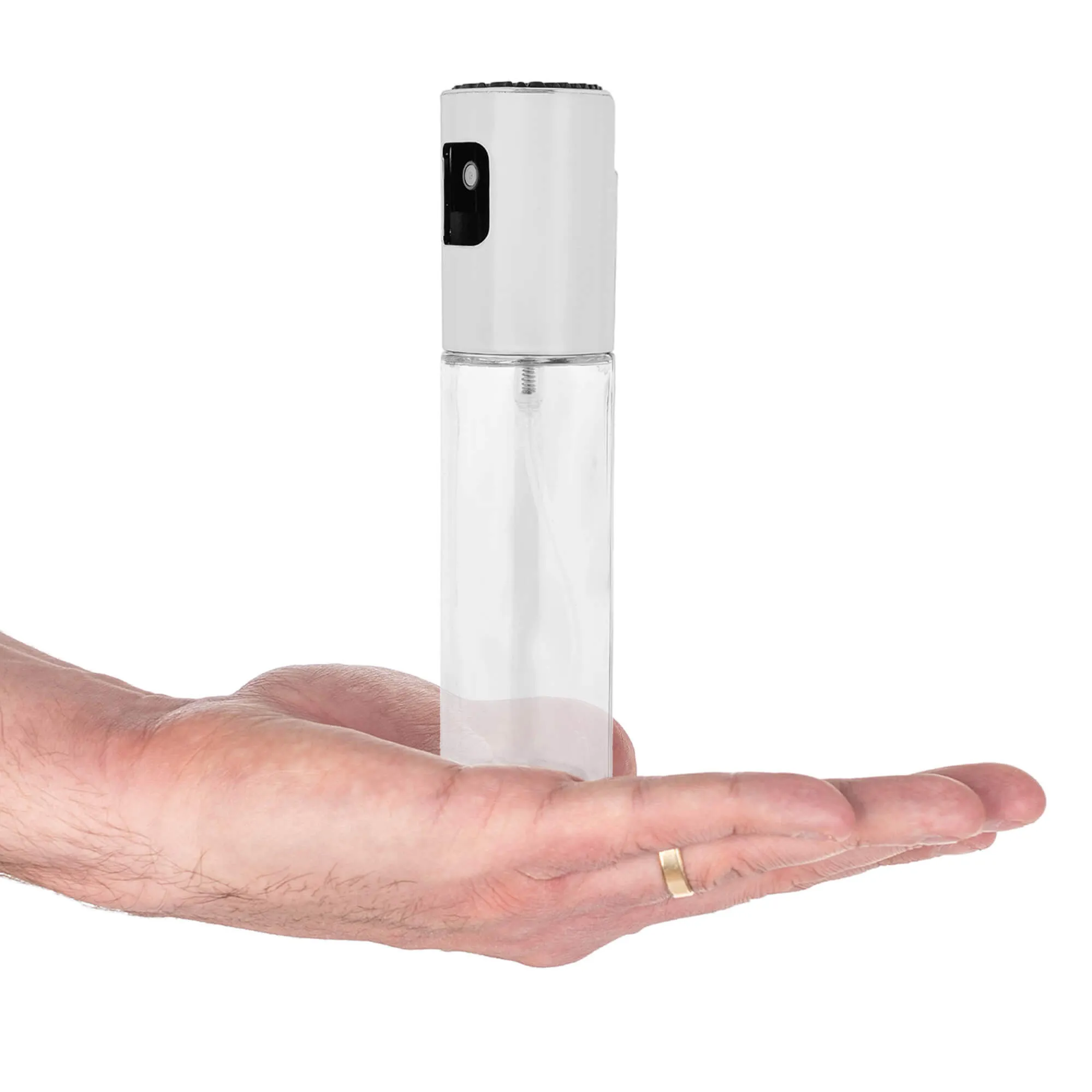 Zevio alyvuogių aliejaus purkštuvas 100 ml sidabrinis