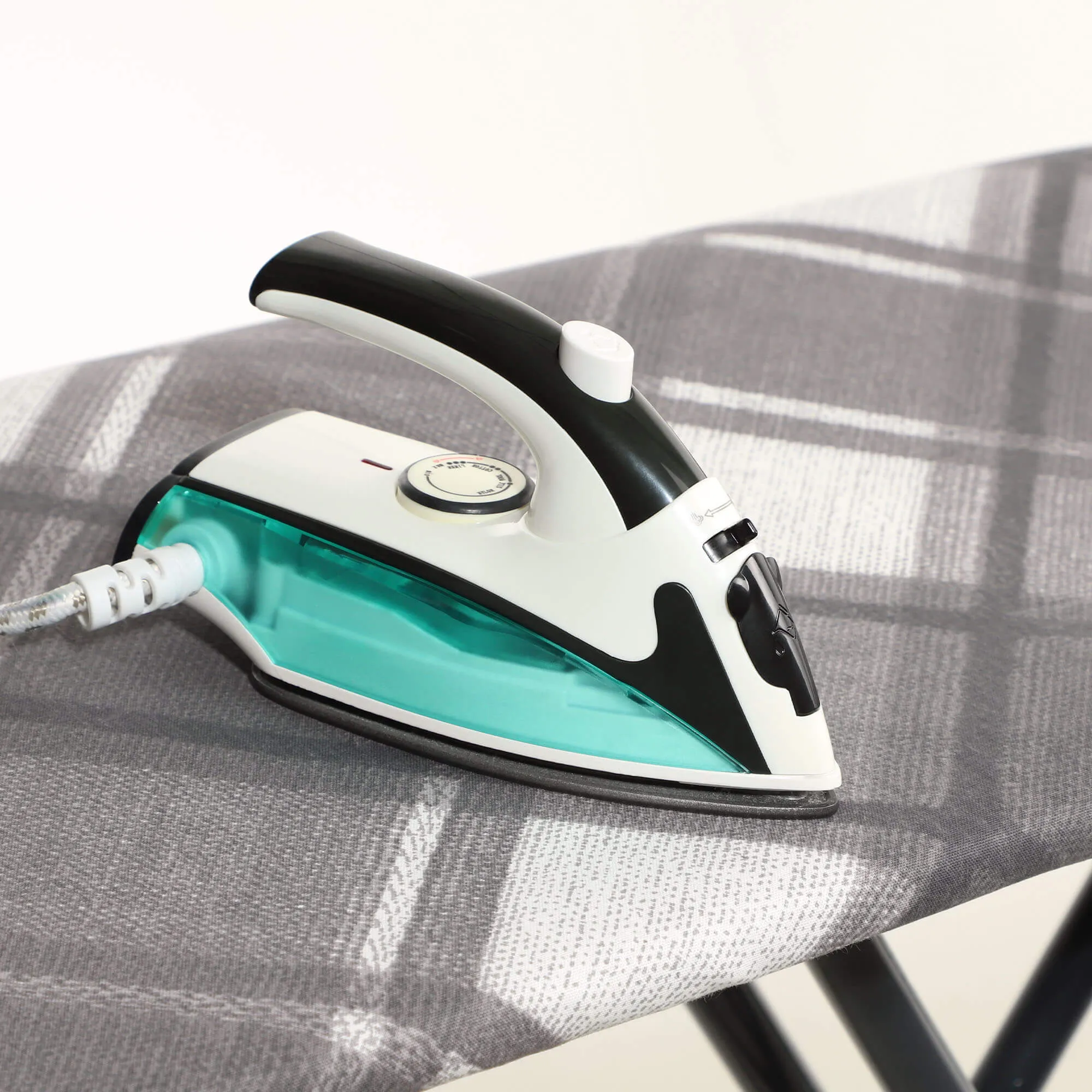 Cano lyginimo lentos užvalkalas, 138x48cm, tamprus pagrindas, pilkas, languotas