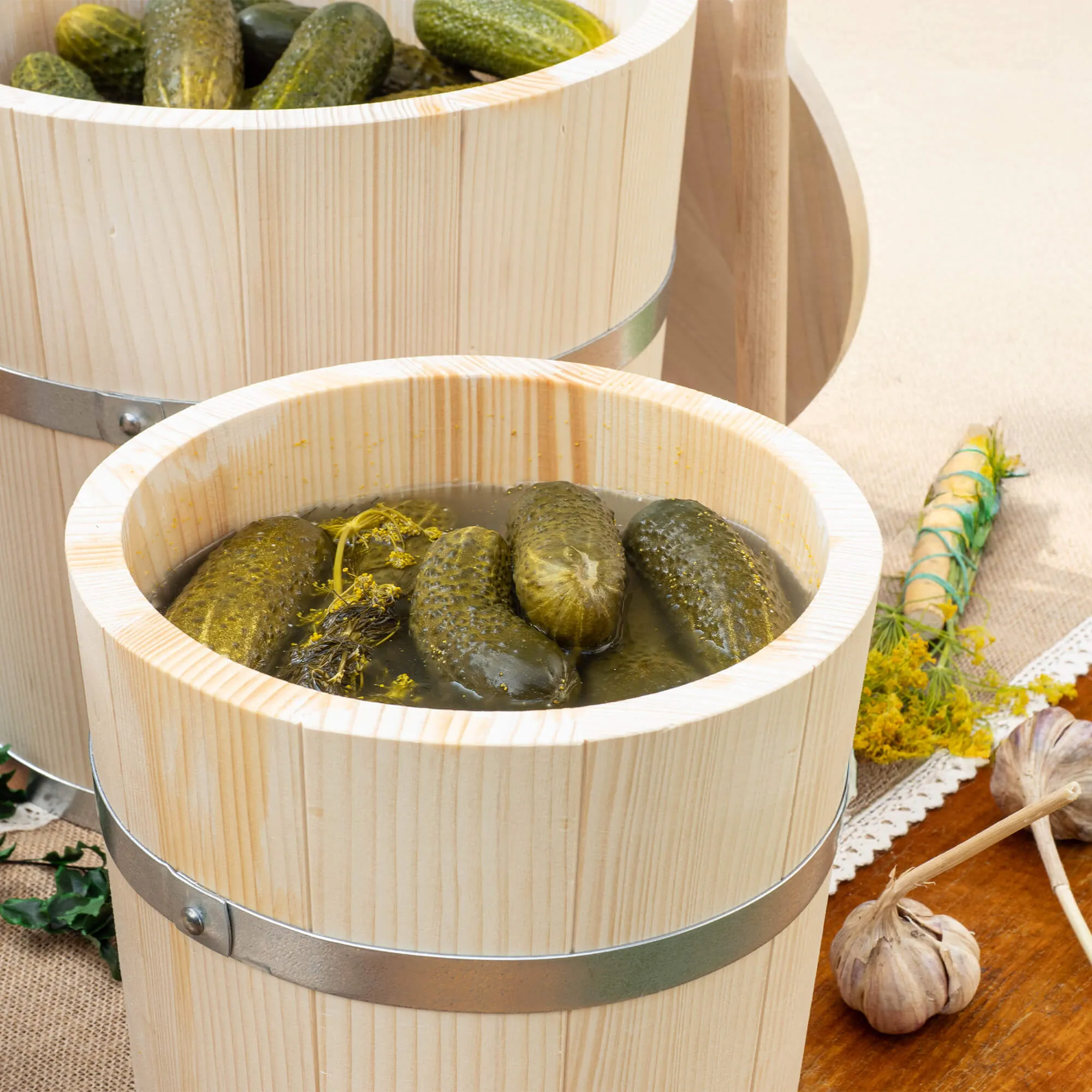 Reila 15L medinė marinavimo statinė