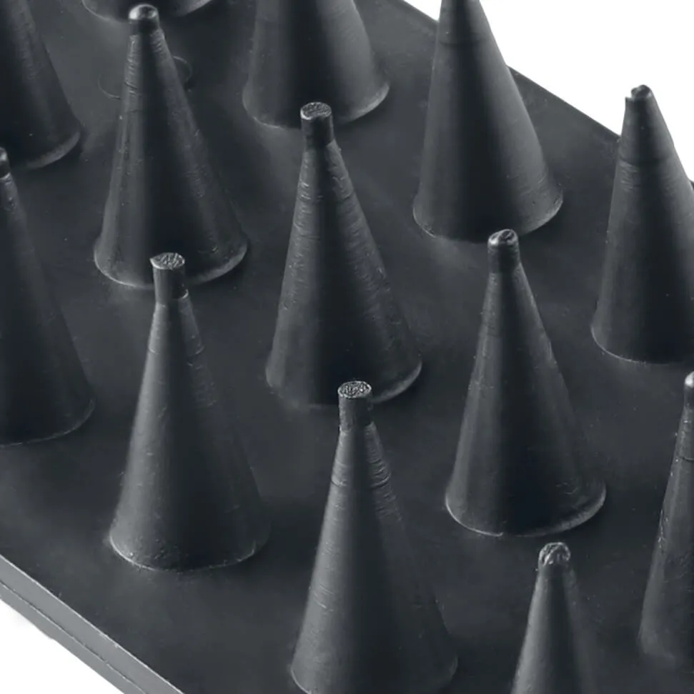 Tosta plastikiniai spygliai nuo paukščių, 50 cm, pilki, 10 vnt.