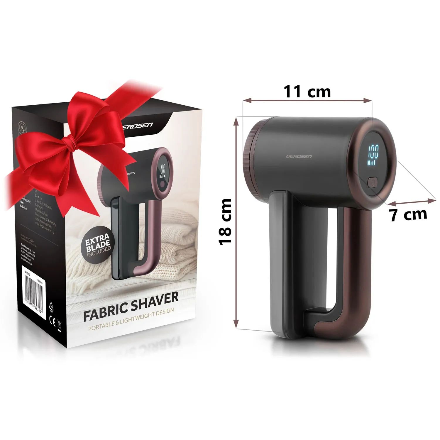 Berdsen BD-390 elektrinis drabužių skustuvas - nuotrauka 1