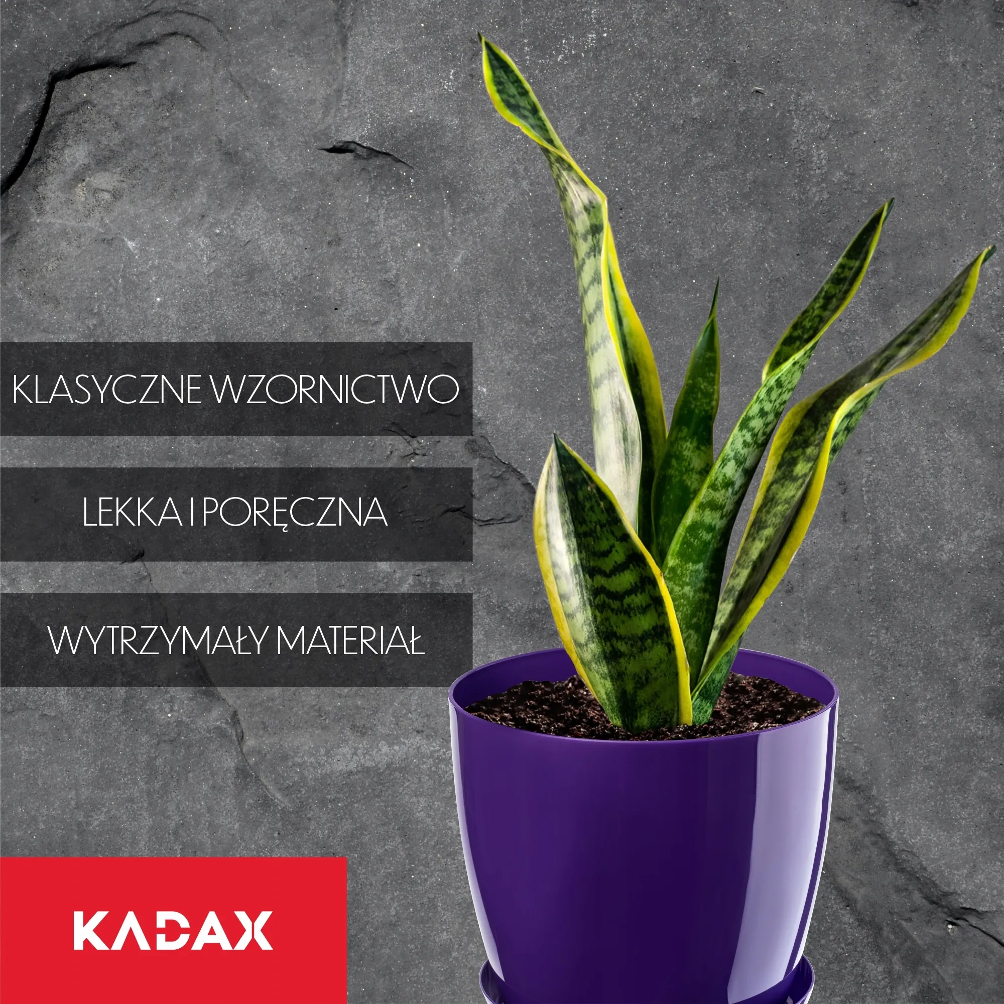 Gėlių vazonas su lėkštute 28 cm