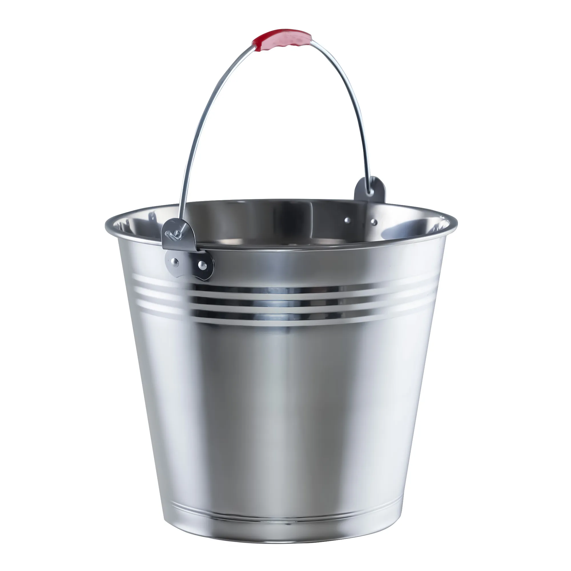 Ciney nerūdijančio plieno kibiras su rankena 10 l