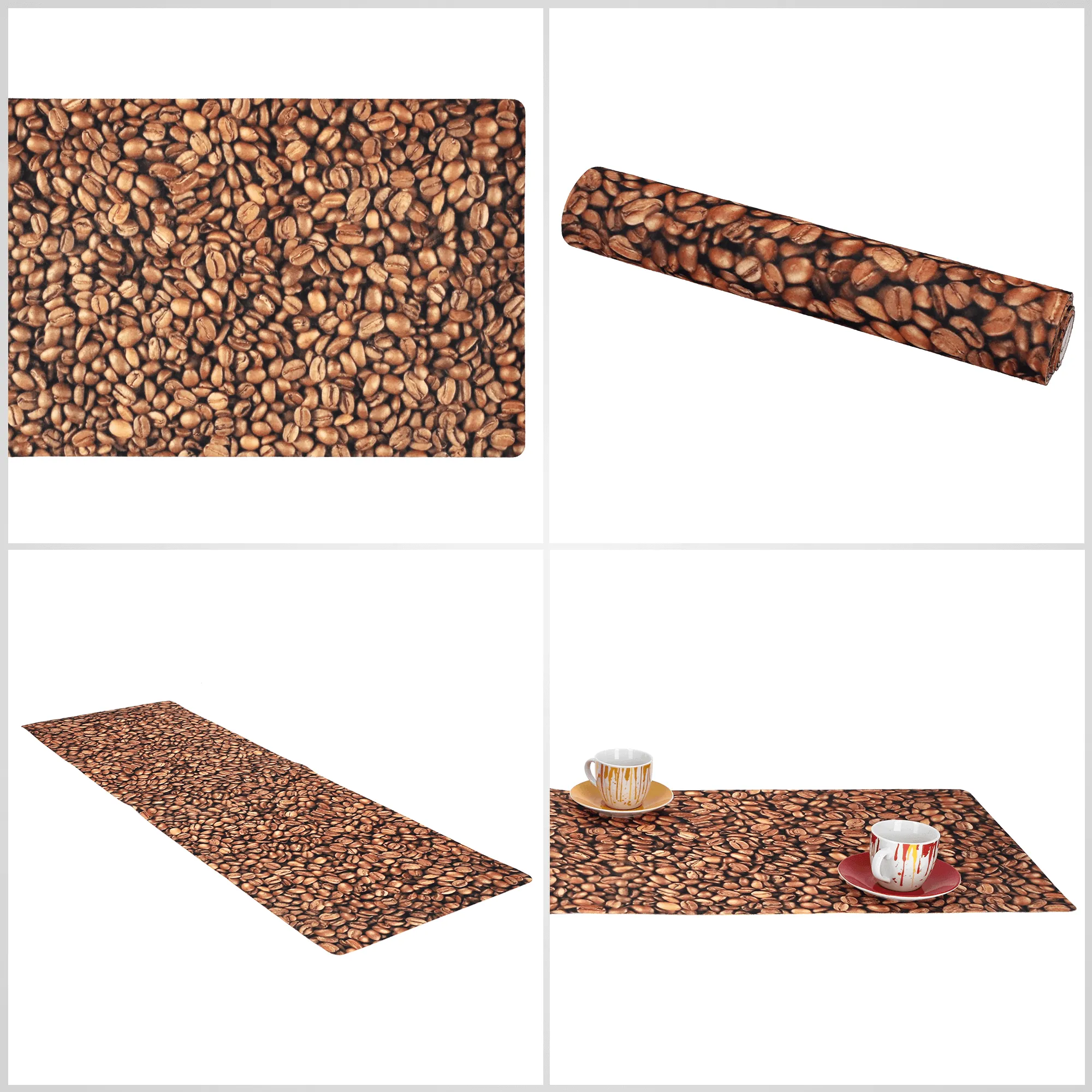 Agello stalo takelis 94 x 32 cm, kavos spalvos