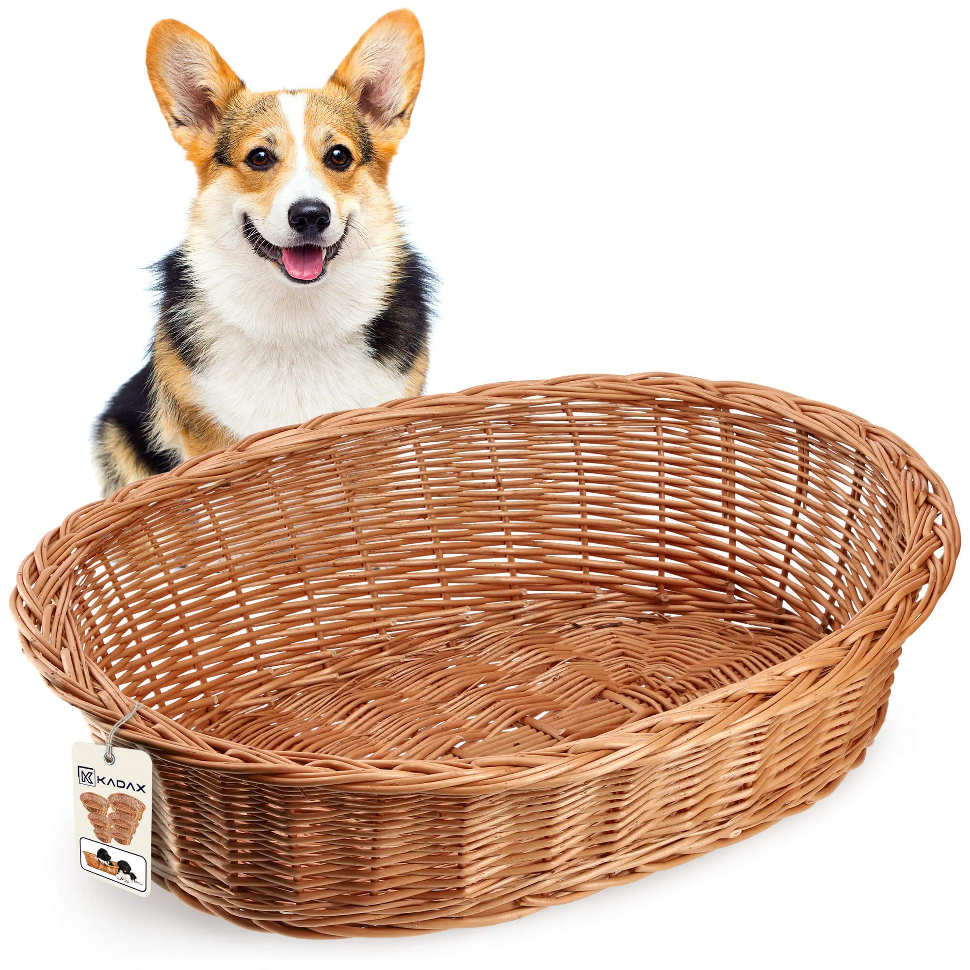 Bardi pintas šezlongas 66 x 50 cm, natūralus