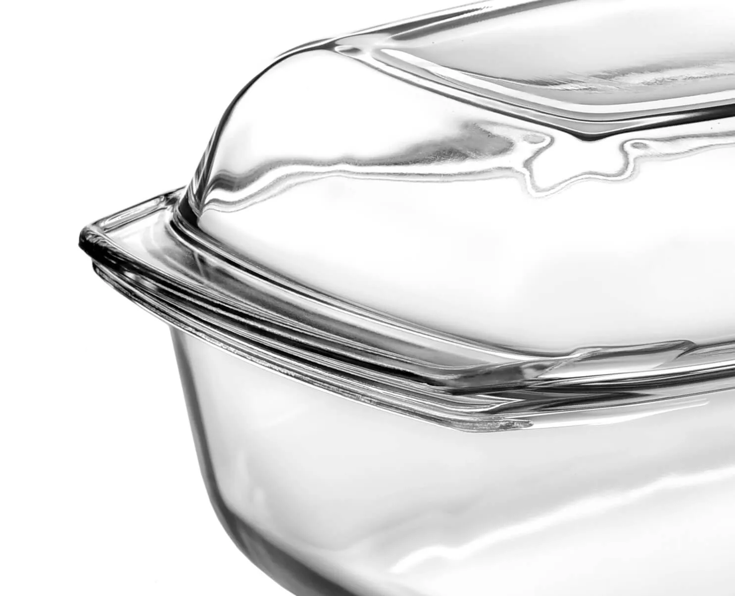 5,1 l karščiui atsparus stiklinis indas su dangčiu