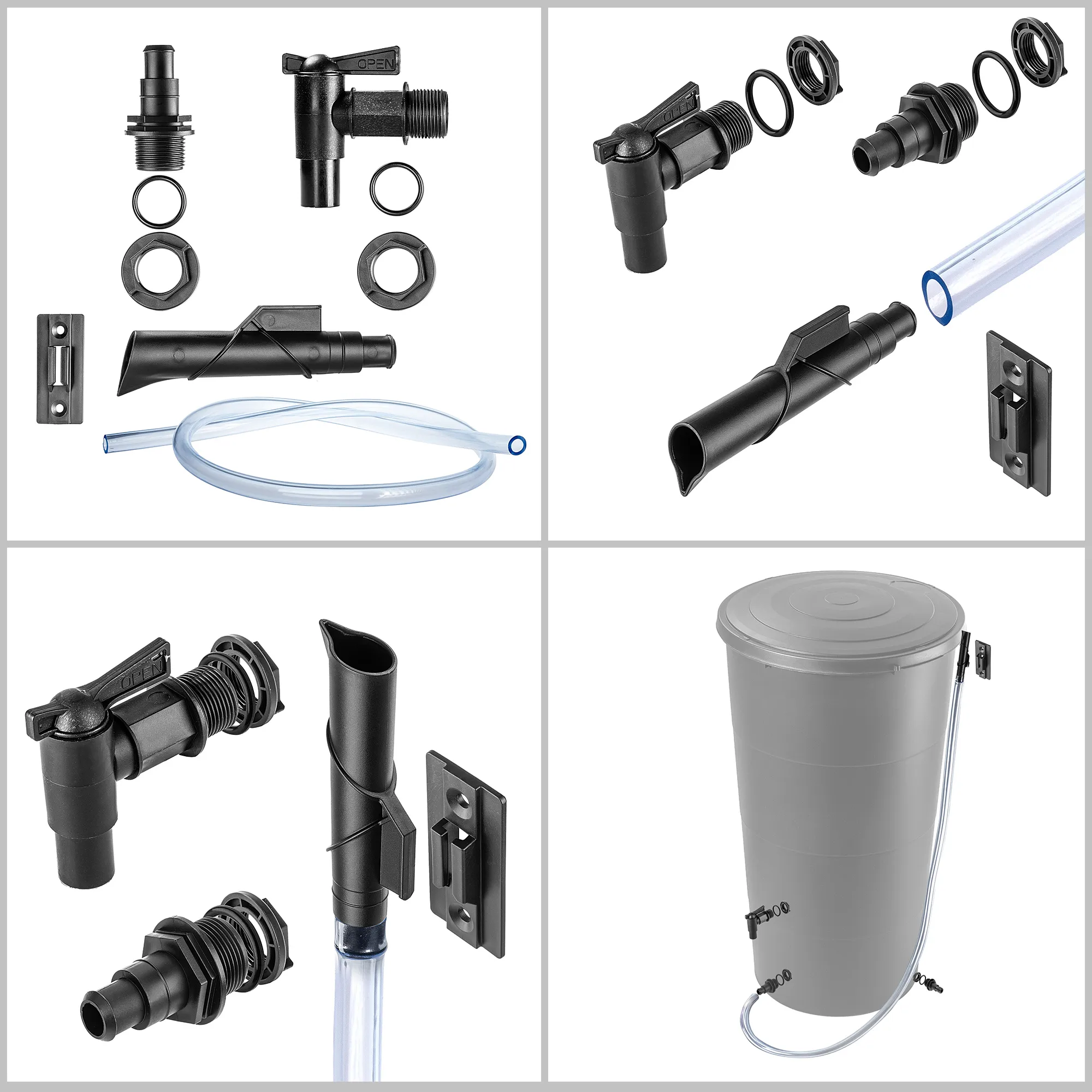 „Test“ jungčių rinkinys su čiaupu