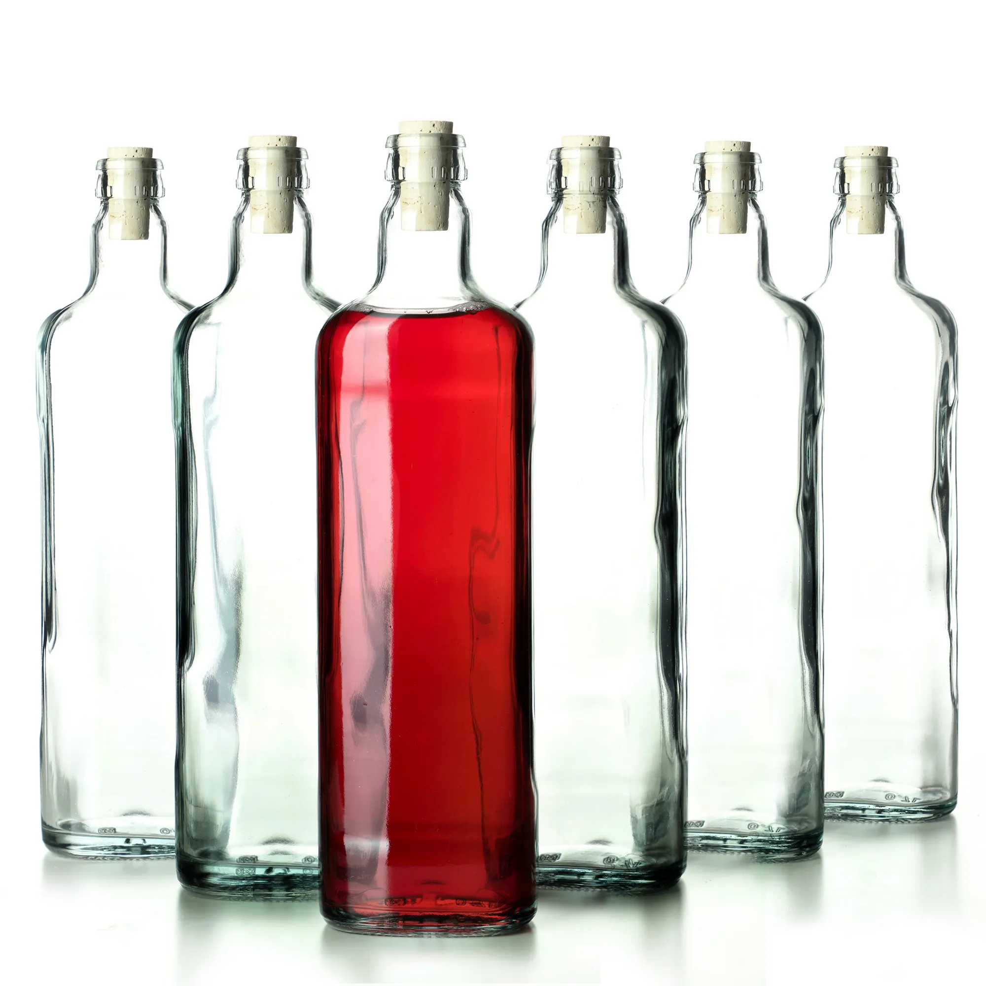 Rotzo butelis su kamščiu 0,7 l su kamščiu fi21, 6 vnt.