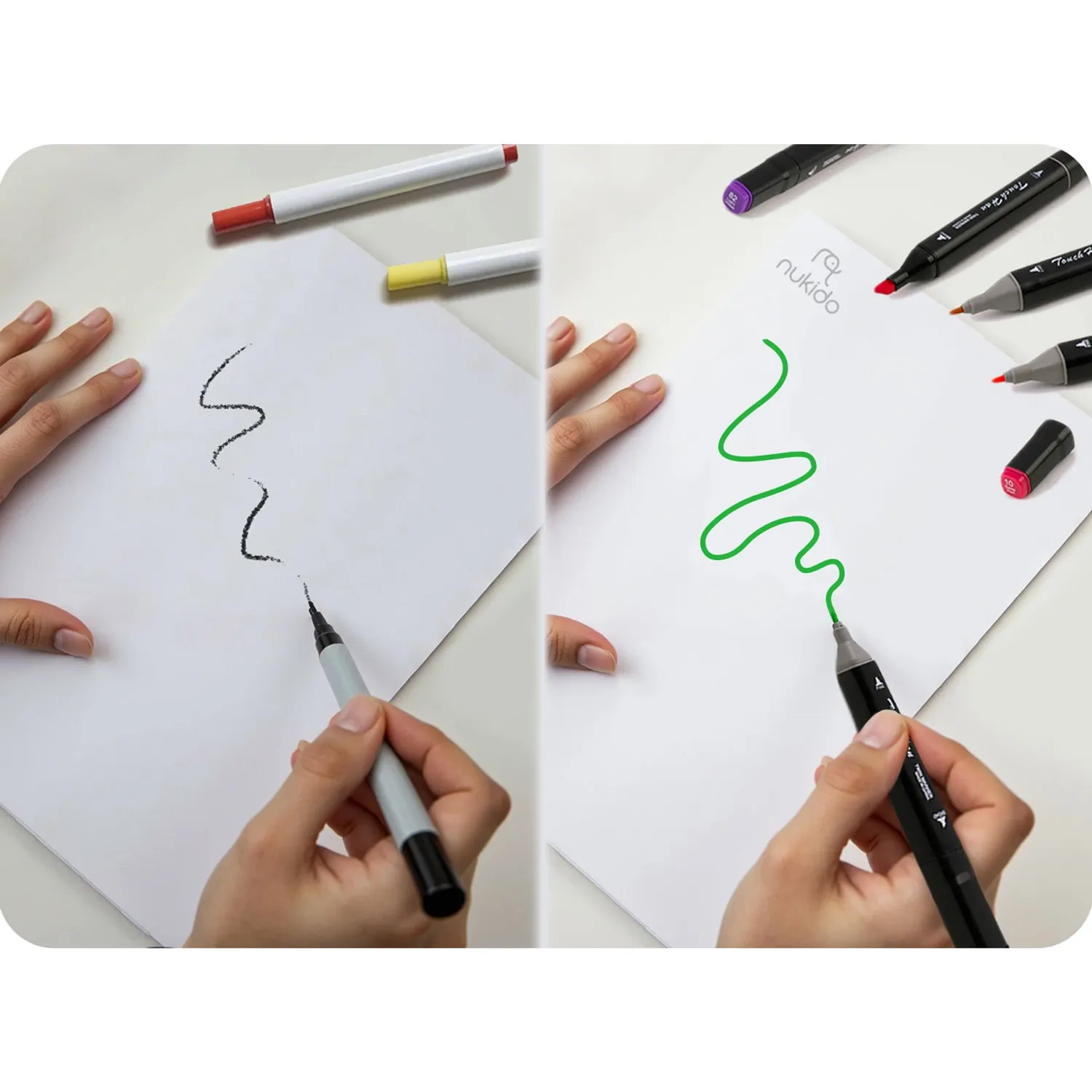 Nukido NK-915 alkoholio žymekliai su maišeliu, 262 vnt. - nuotrauka 1