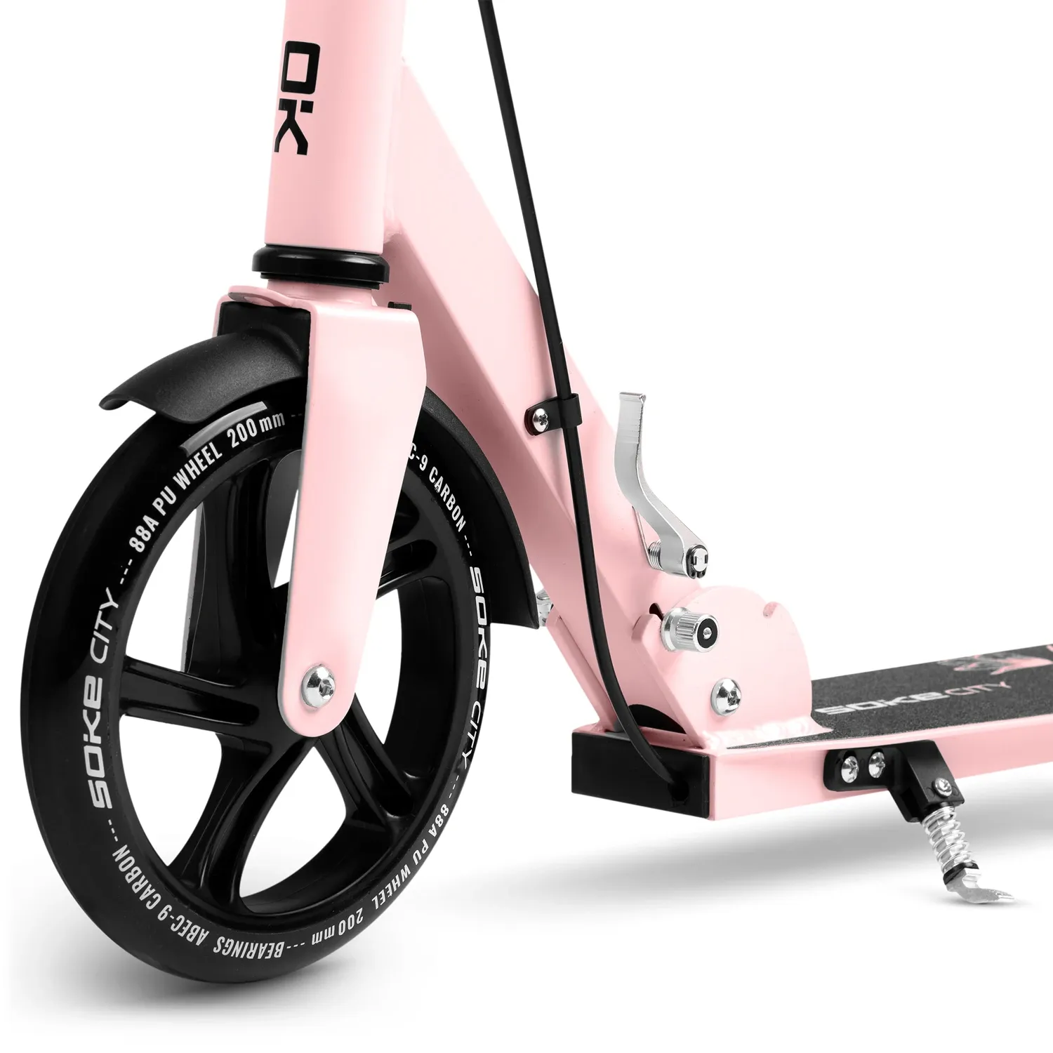 Soke City paspirtukas juodas ir rožinis - nuotrauka 1