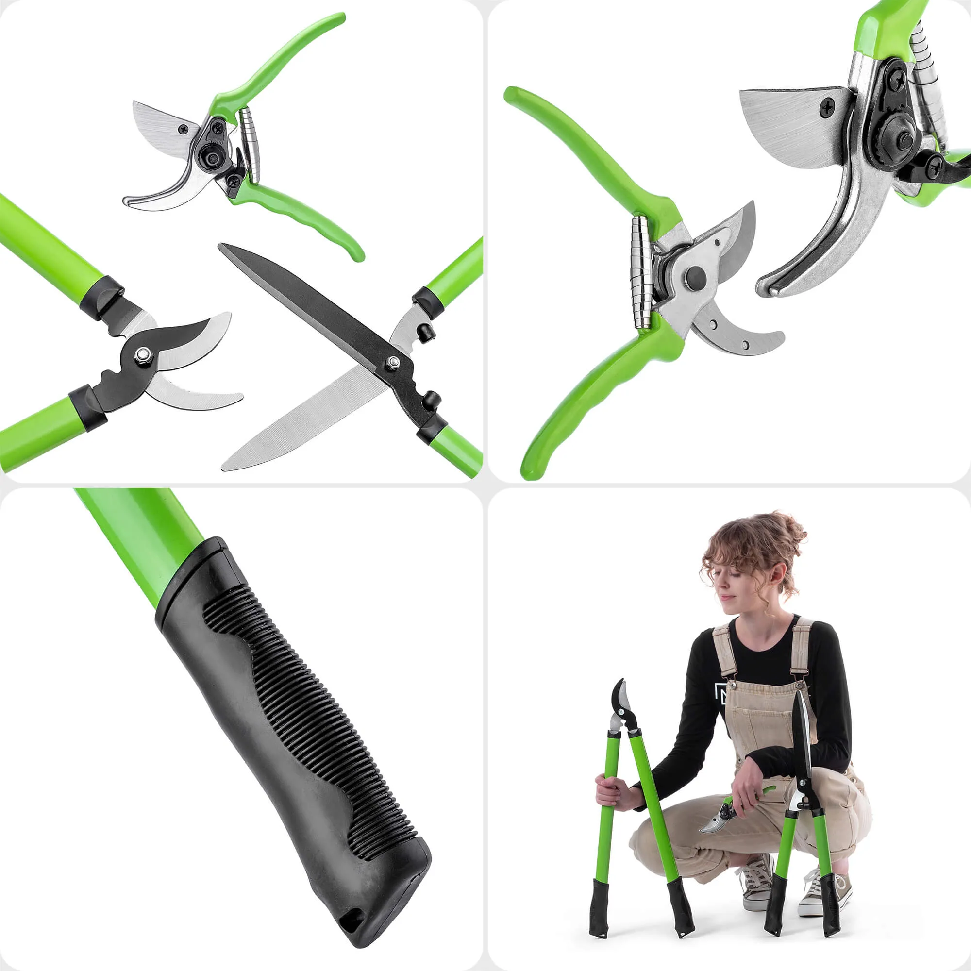 Sodo žirklių ir genėtuvų rinkinys, 3 vnt.