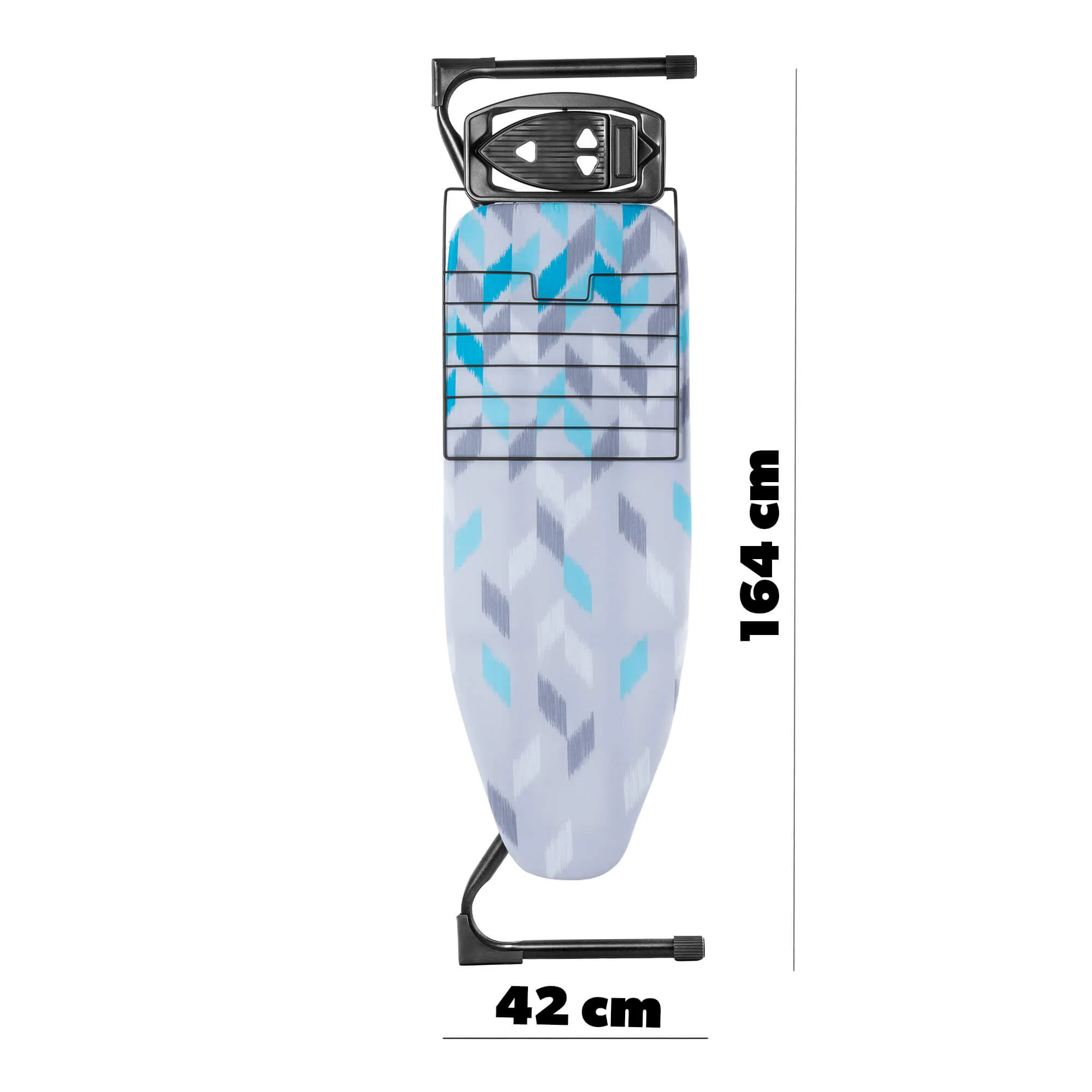 Lyginimo lenta apvadams, 120 x 42 cm, pilka su rankena