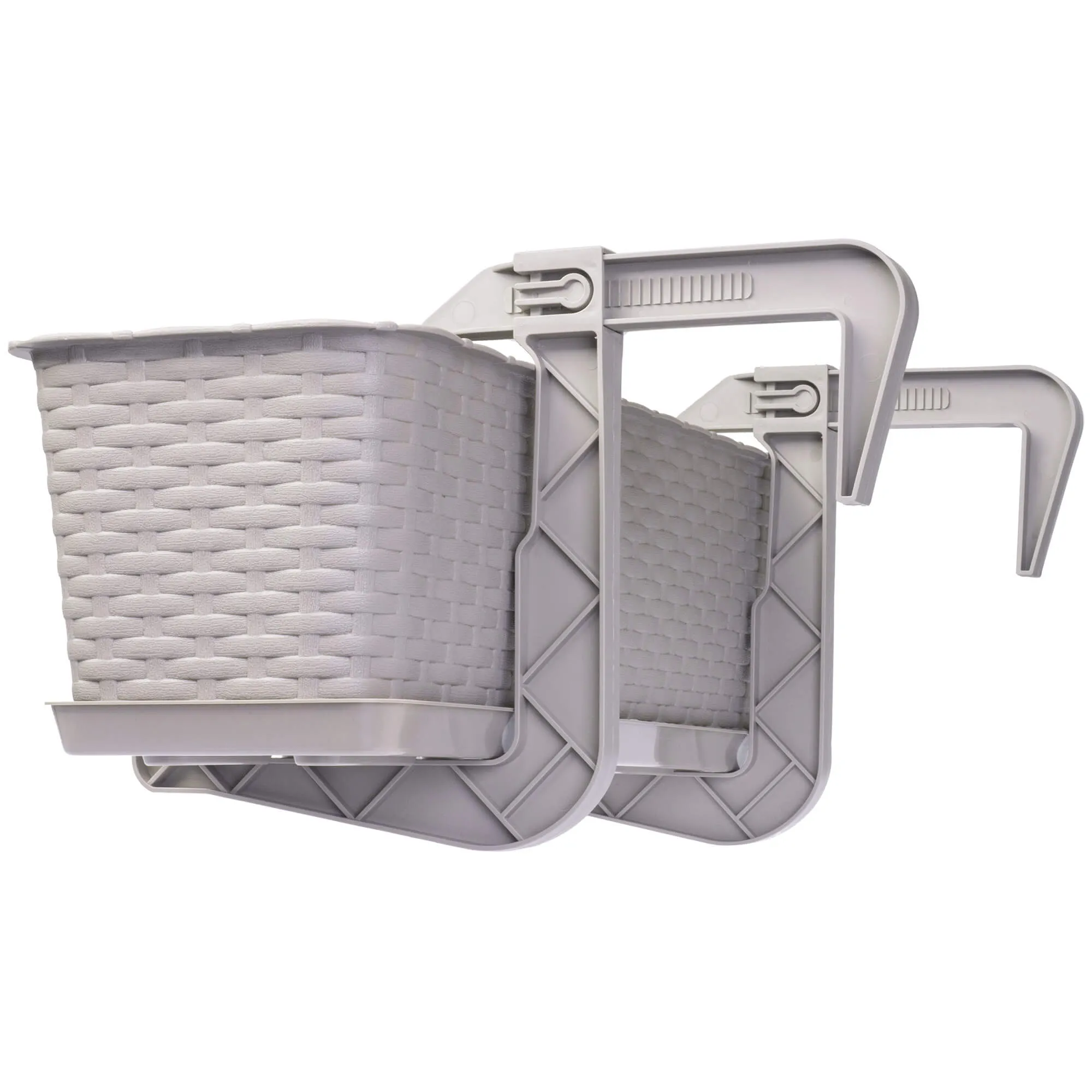 Frette rotango vazonas su lėkštute 60 cm + 2 rankenos