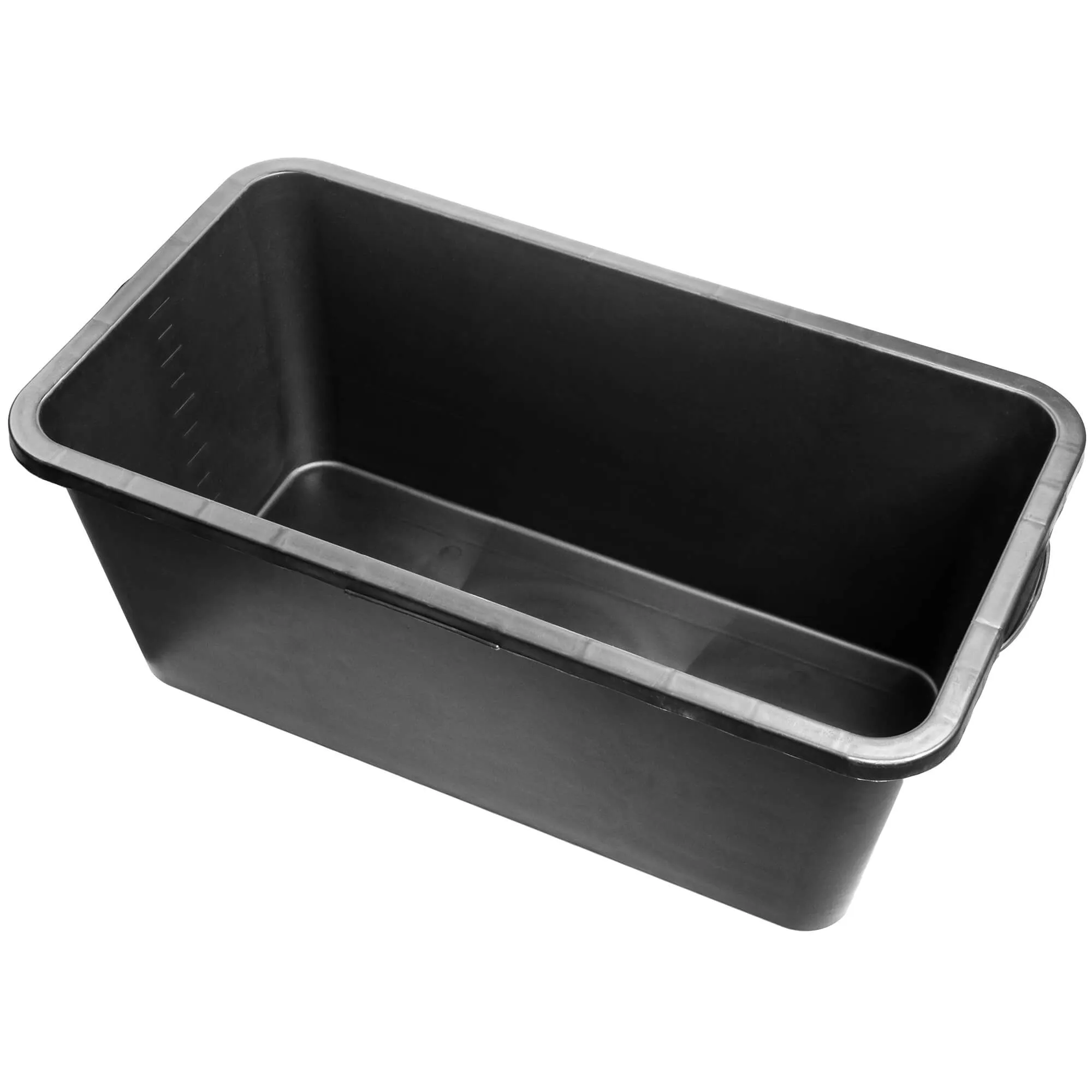 Stačiakampis statybinis konteineris „Isna“ 60 l, juodas