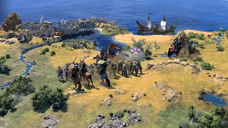 Sid Meier%27s Civilization VII PL (PS5) + Bonus! - Užsisakykite „Sid Meier%27s Civilization® VII Standard Edition“ iš anksto ir gaukite „Tecumseh and Shawnee Pack*“