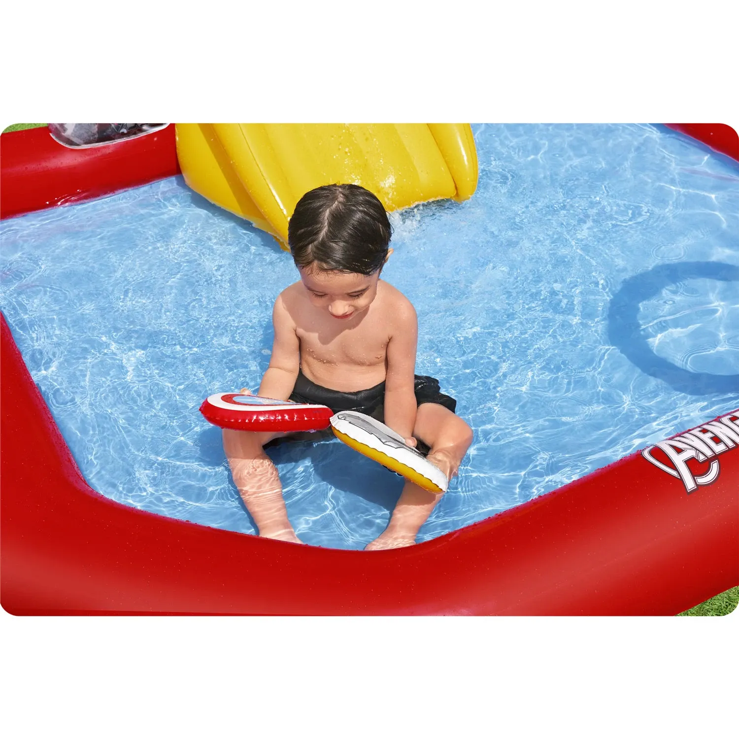 Pripučiama žaidimų aikštelė „Avengers“ 211 x 198 x 125 cm „Bestway 98800“ - nuotrauka 1