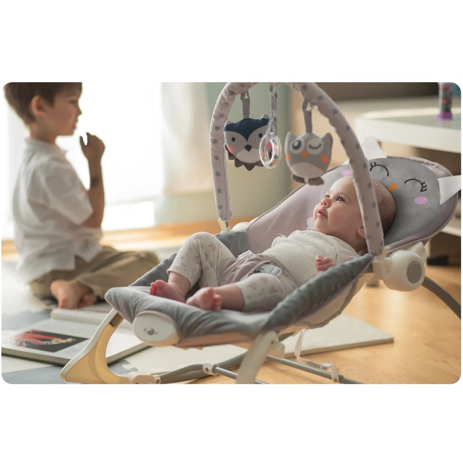 Ricokids šokinėjimo pagalvėlė, pilka - nuotrauka 1