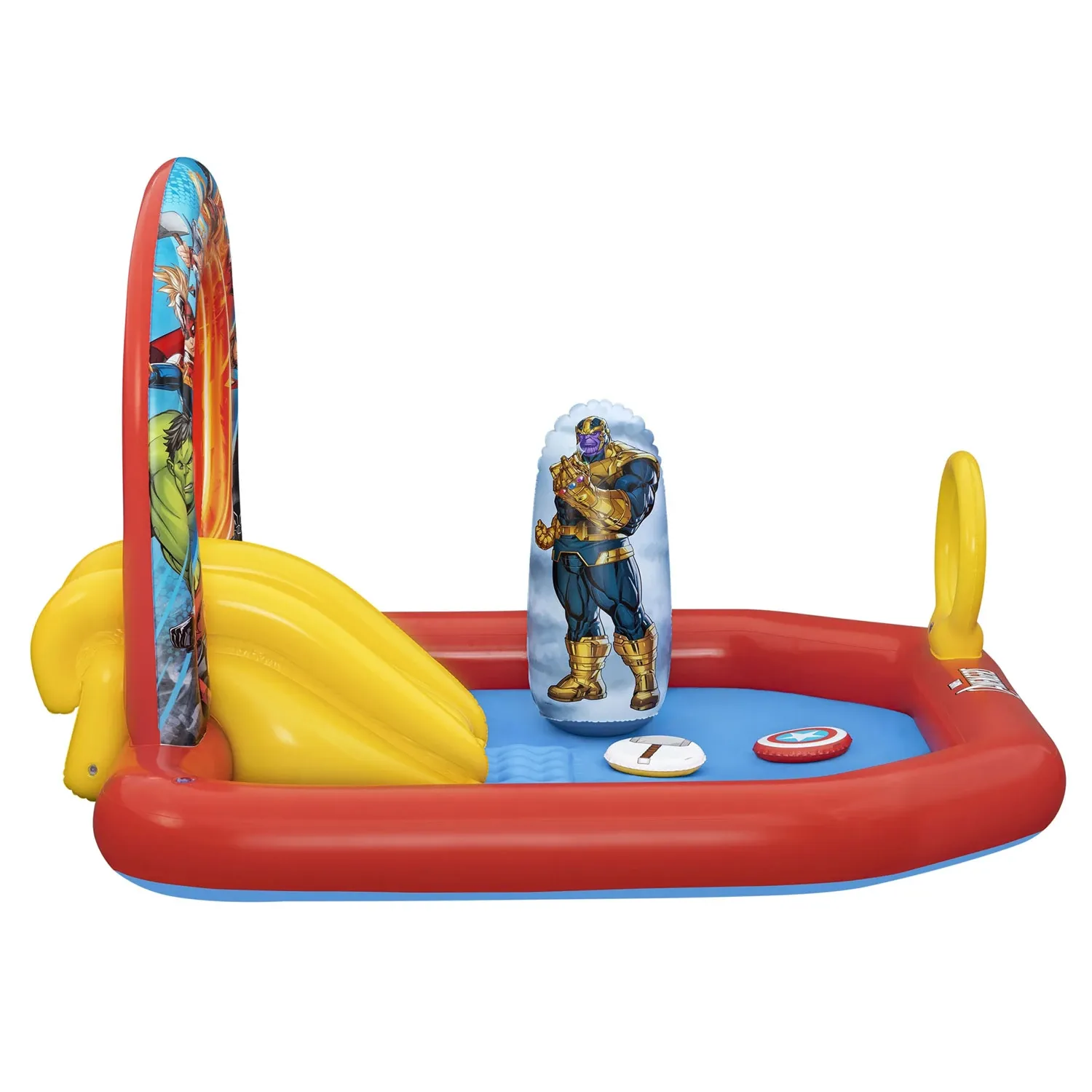 Pripučiama žaidimų aikštelė „Avengers“ 211 x 198 x 125 cm „Bestway 98800“ - nuotrauka 1