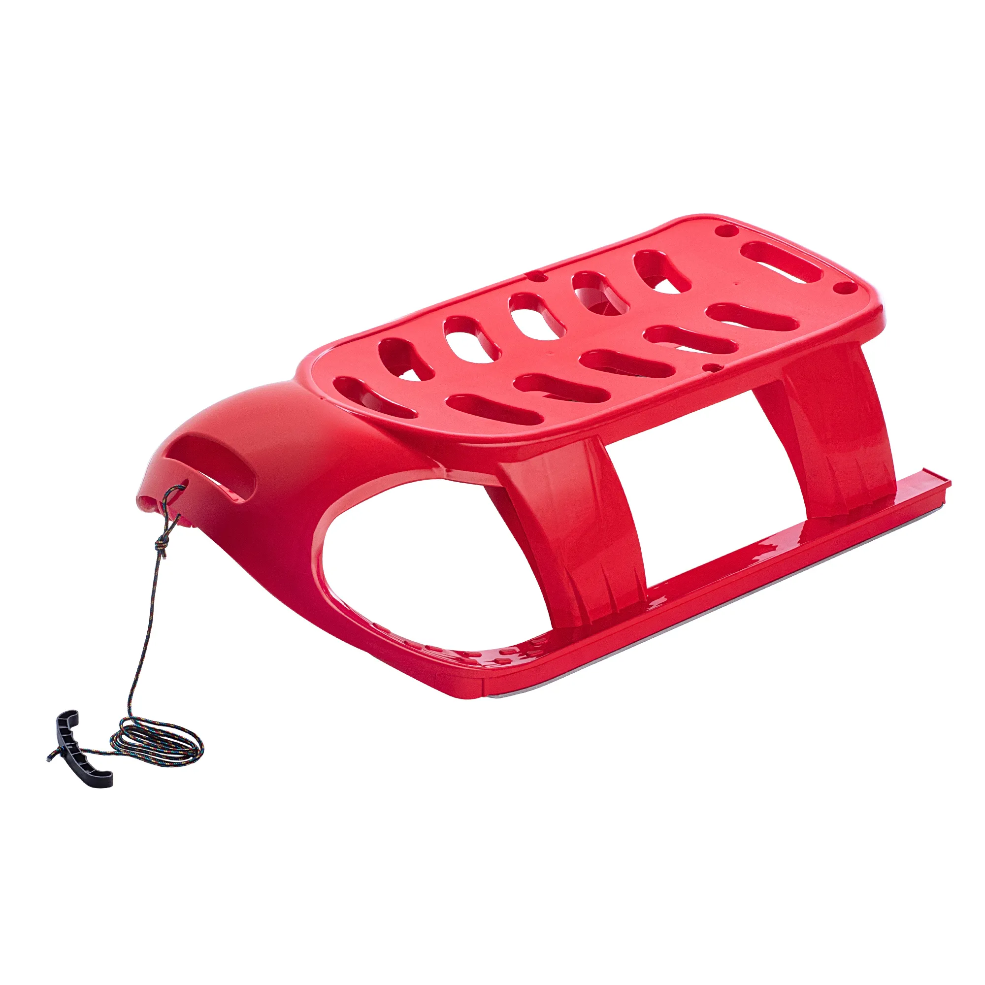 Piera plastikinės rogės vaikams, raudonos