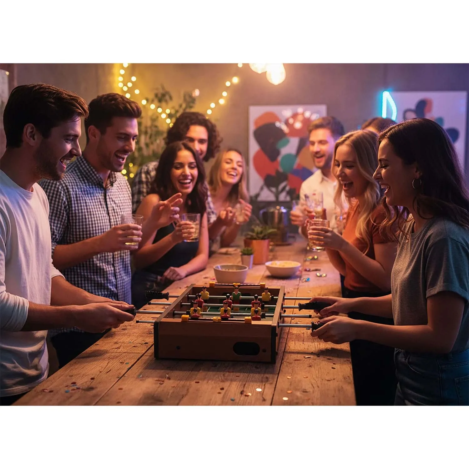 Vaikiškas stalo futbolo stalas Neo-Sport NS-439 - nuotrauka 1