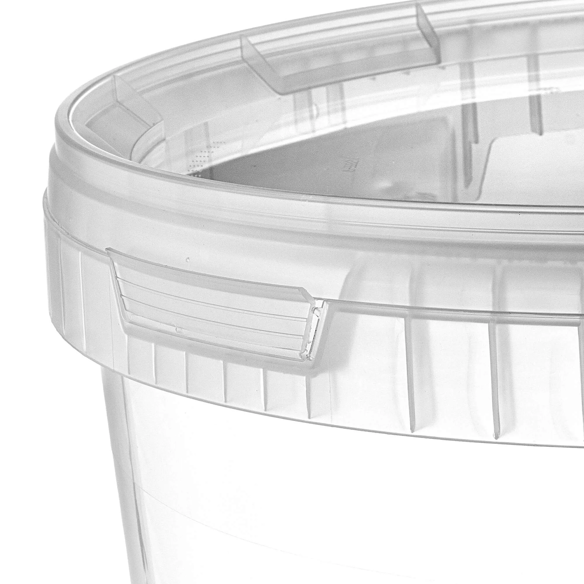 Acerra fermentacijos indas su dangčiu, 33 l, skaidrus