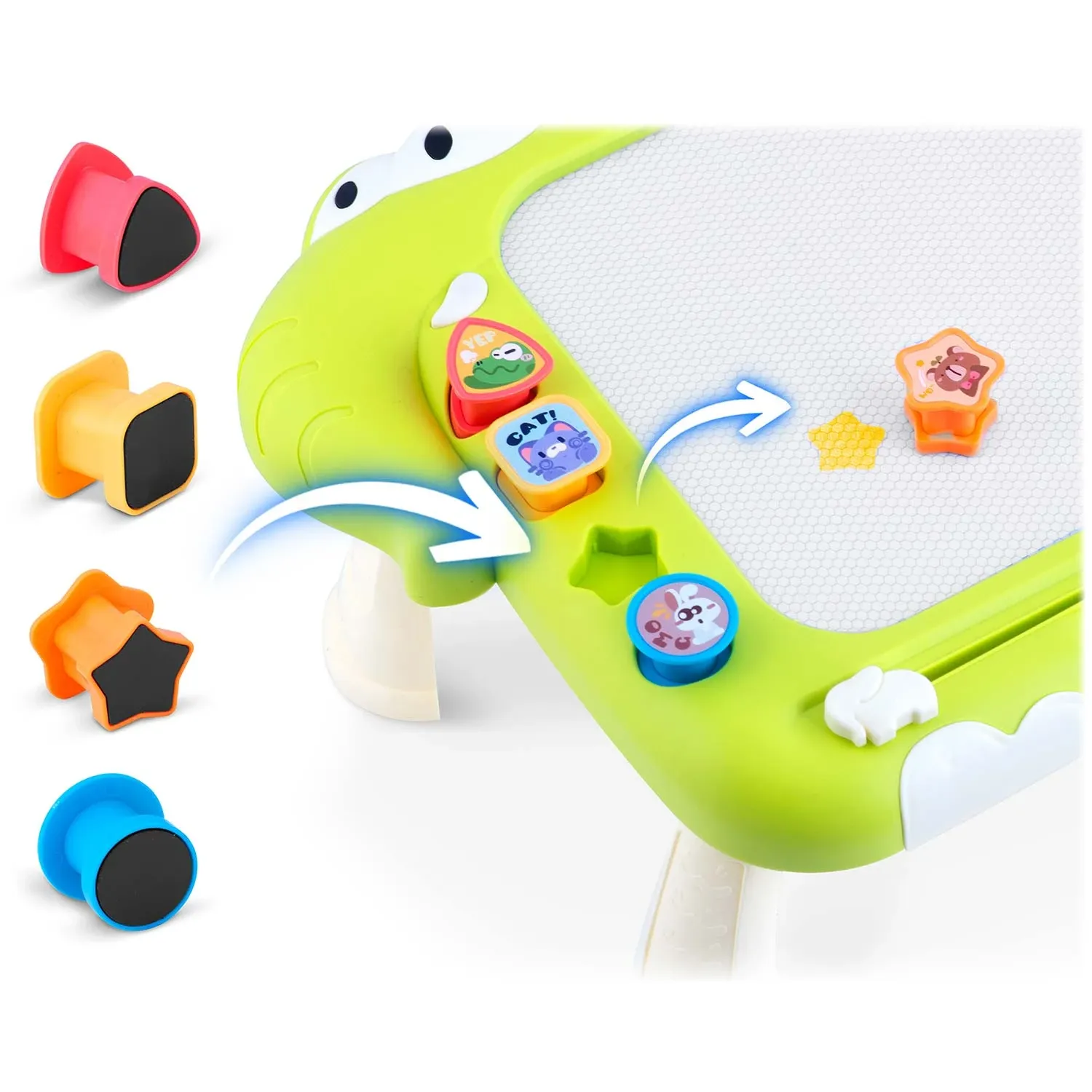 Ricokids RK-823 magnetinė dėlionė vaikams, tangramas - nuotrauka 1