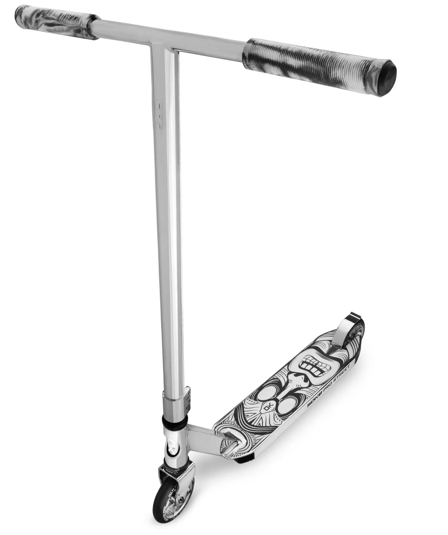 SOKE PRO gatvės sidabrinis triukų paspirtukas - nuotrauka 1