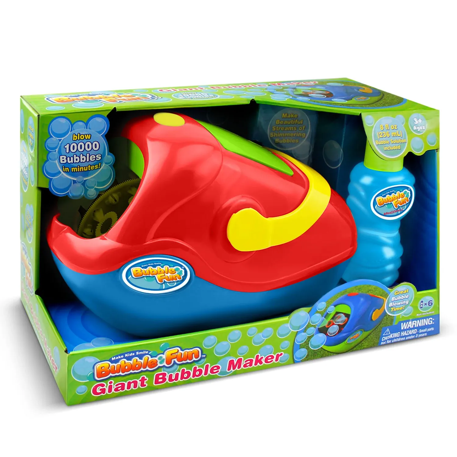 Ricokids RK-902 didelis burbulų aparatas, raudonas - nuotrauka 1