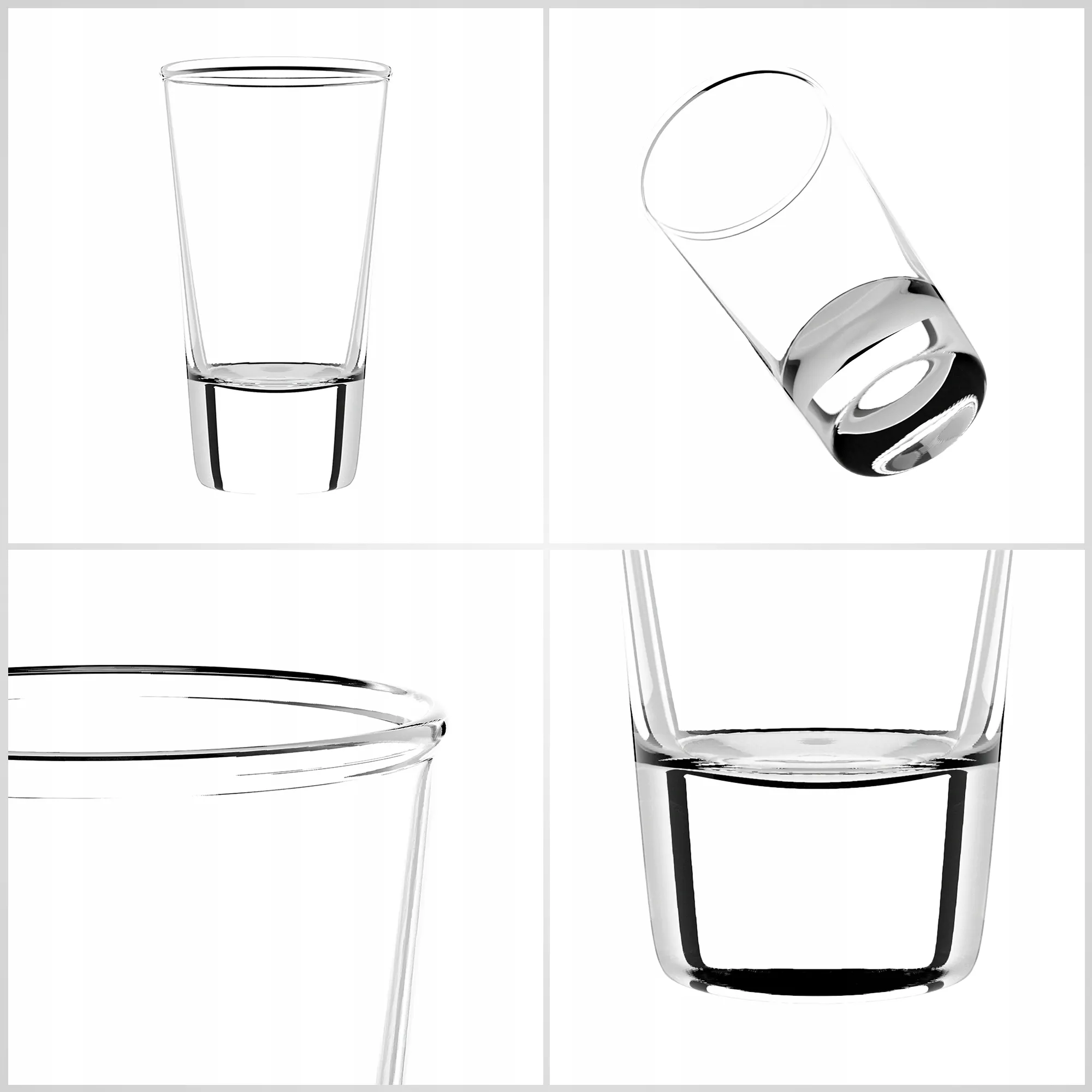 Stiklinės degtinės taurės 28 ml 12 vnt.