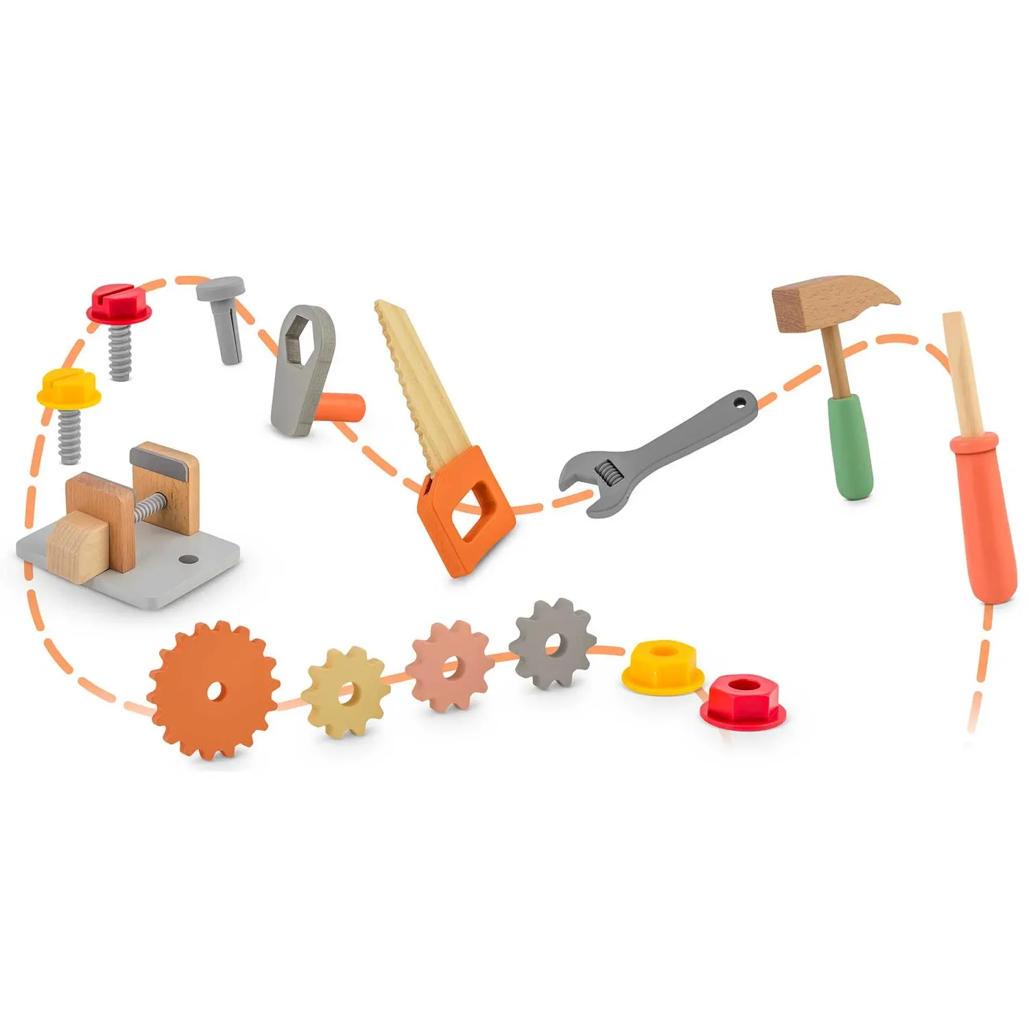 Medinių įrankių dirbtuvės RK-877 Ricokids - nuotrauka 1