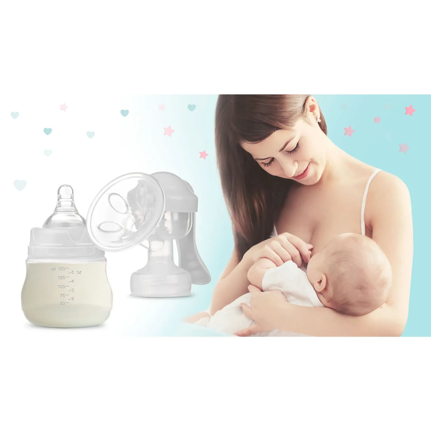 Berdsen BL-907 rankinis krūties siurblys su priedais - nuotrauka 1