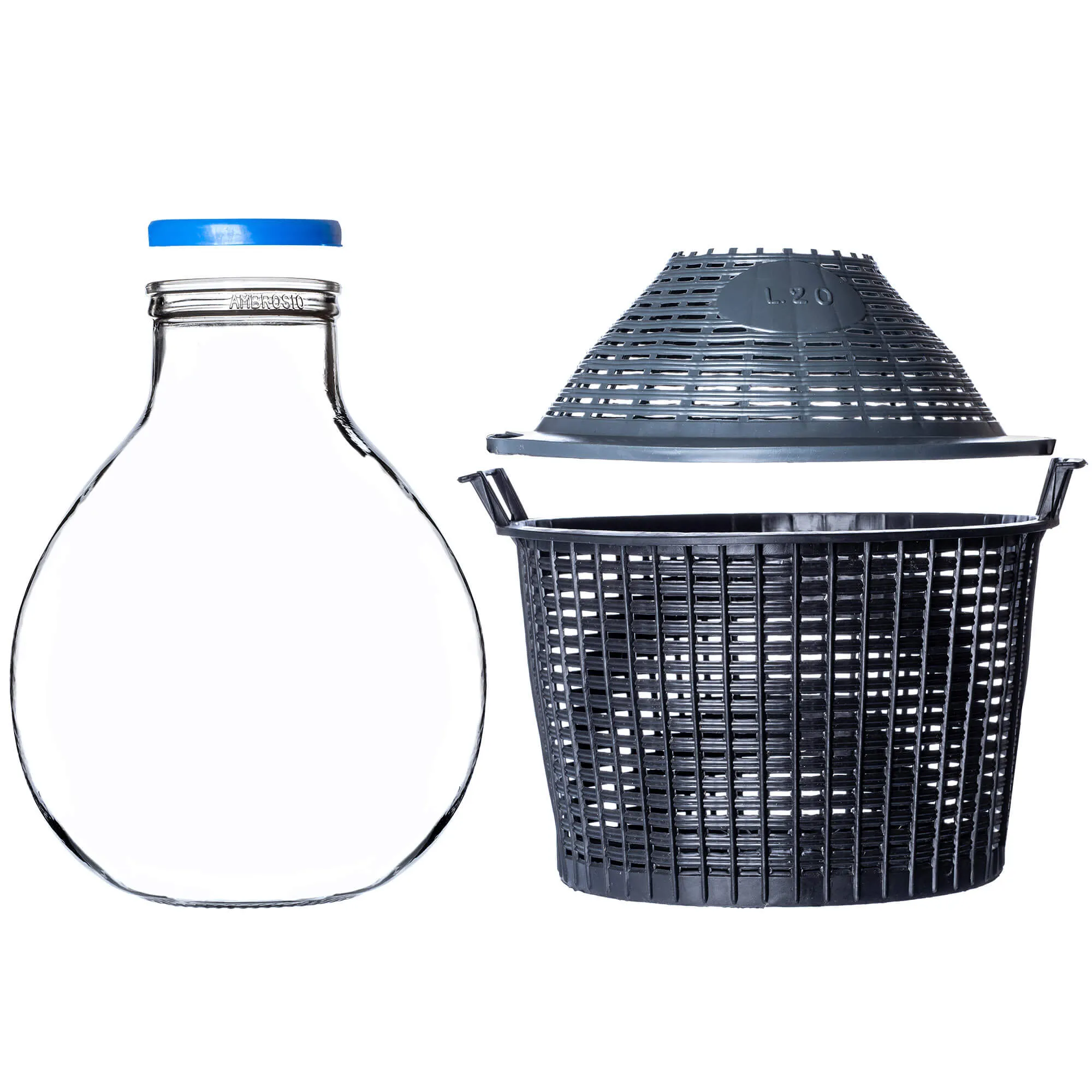 „Fonte“ vyno butelis su plačia anga, 25 l