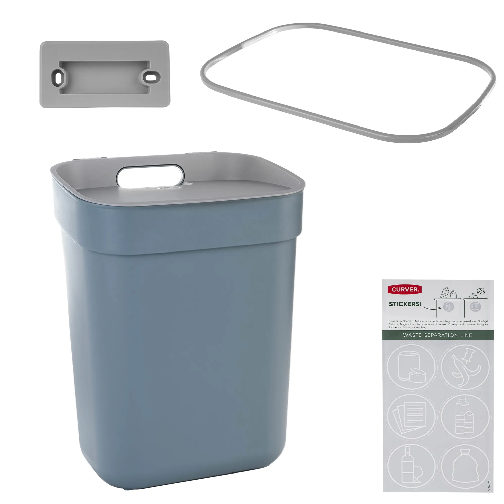 „Curver Ready to Collect“ 10 l mėlyna atliekų rūšiavimo dėžė