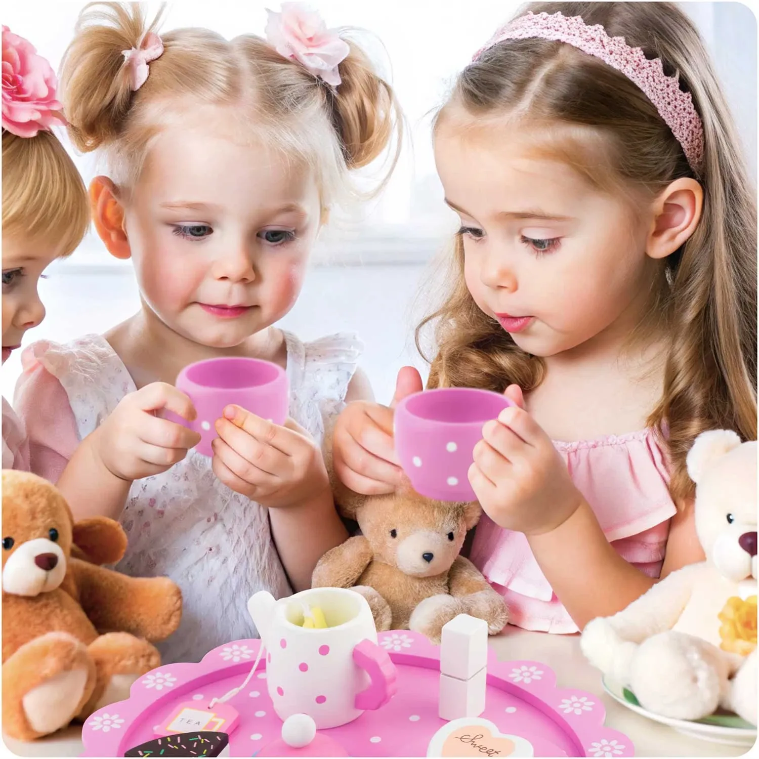 Medinis žaislinis arbatos rinkinys RK-869 Ricokids - nuotrauka 1