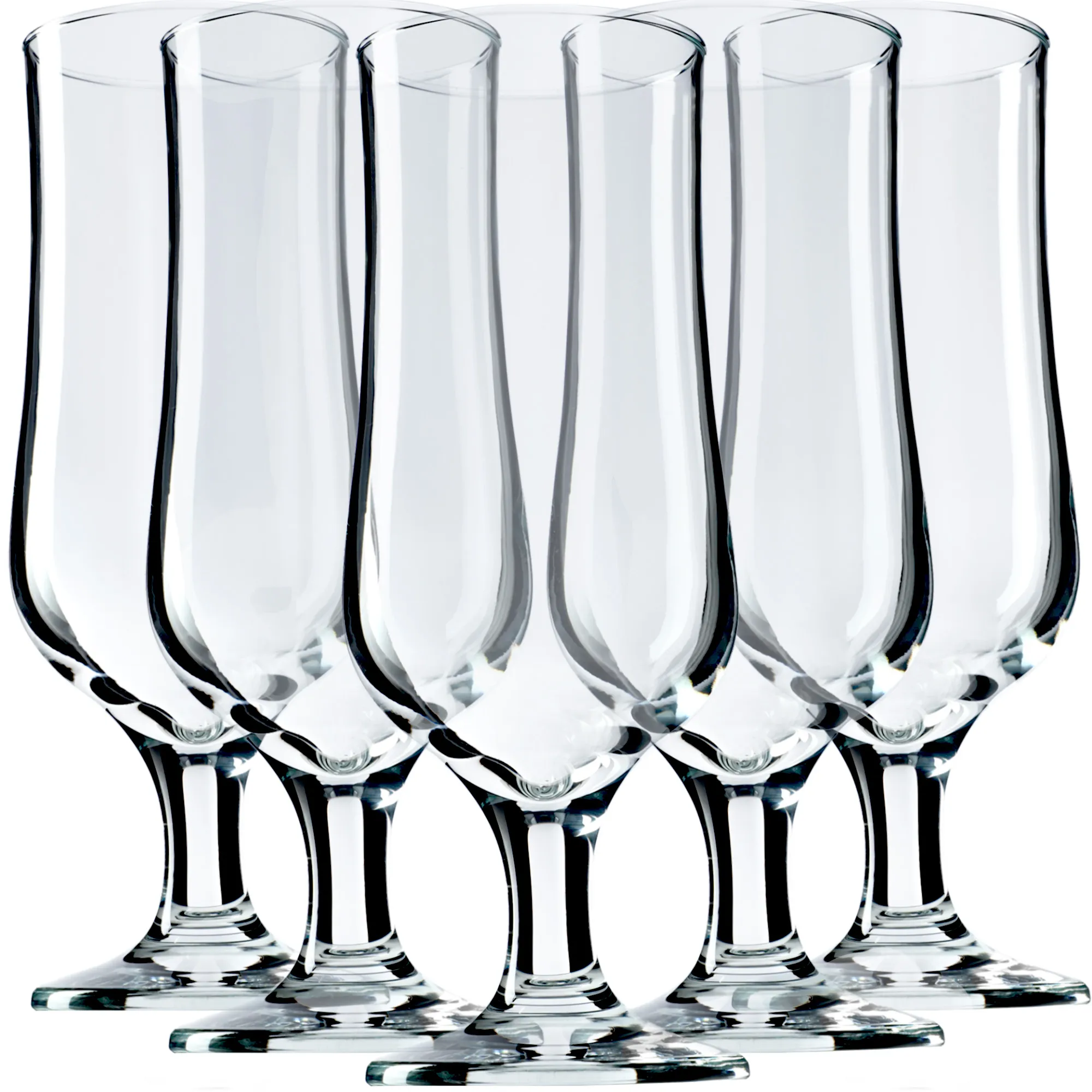 Stiklinės su kojelėmis, 370 ml, 6 vnt.