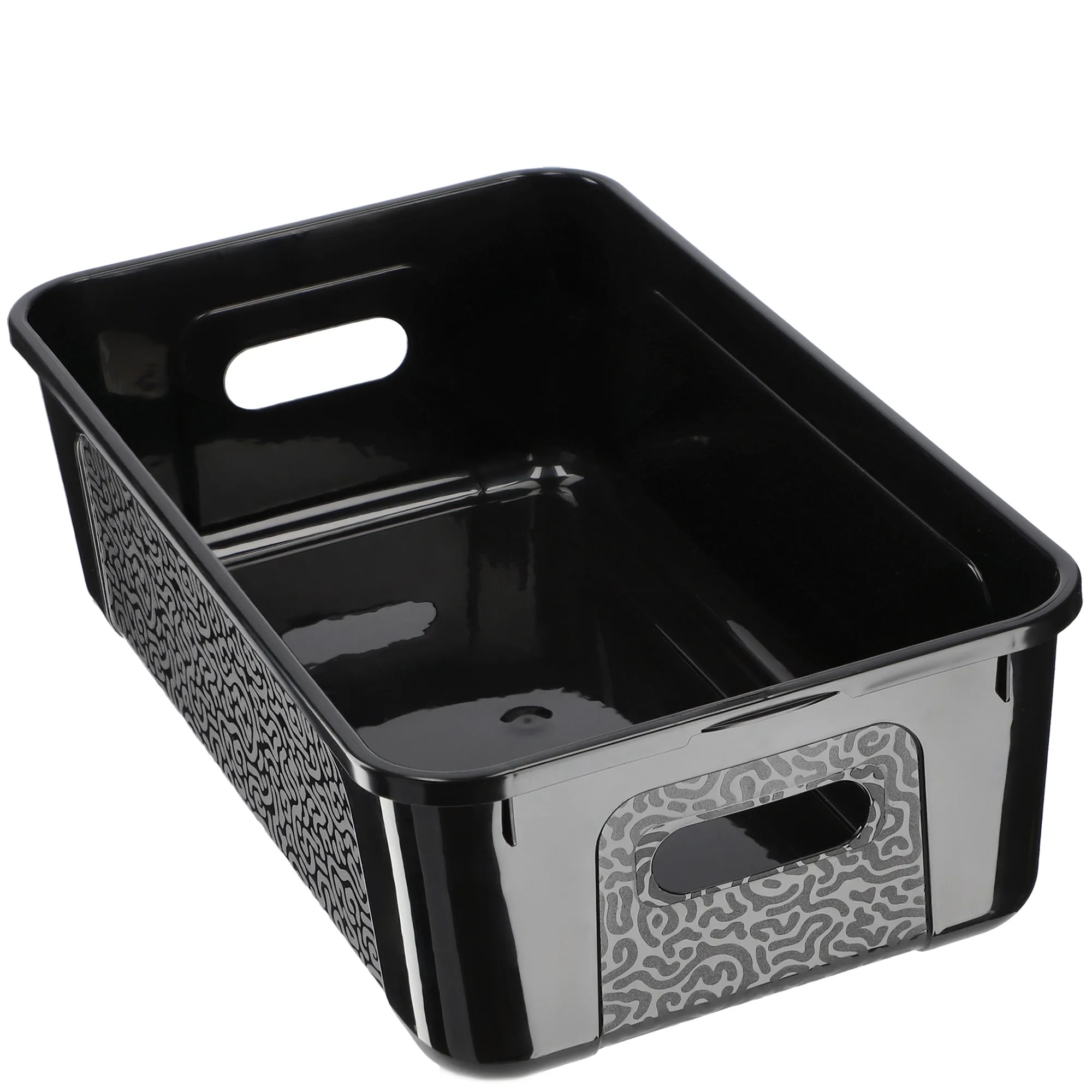 Dozza 5 l juodas laikymo konteineris su dangčiu