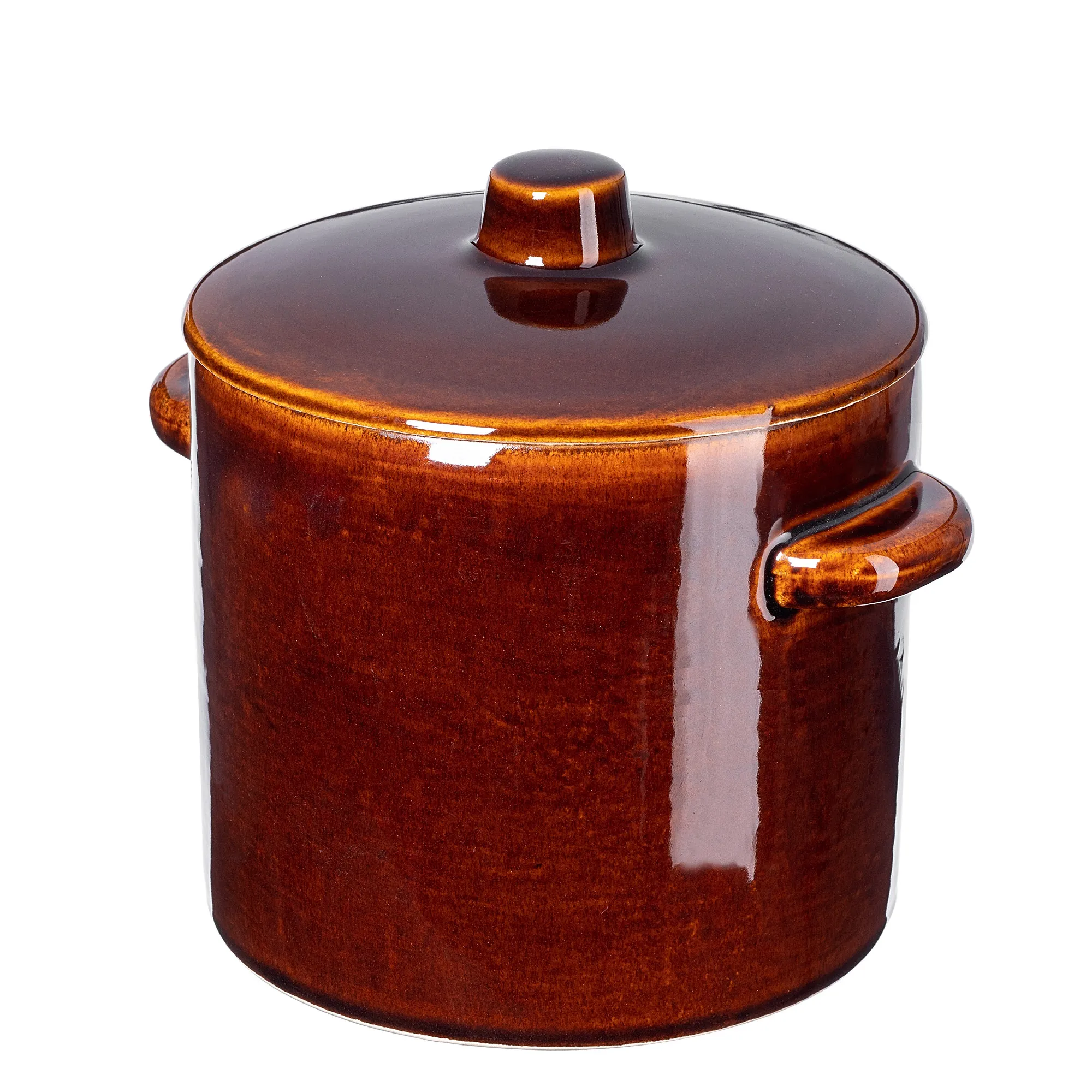 Athena akmens masės puodas 1,5 l 17 cm su dangčiu