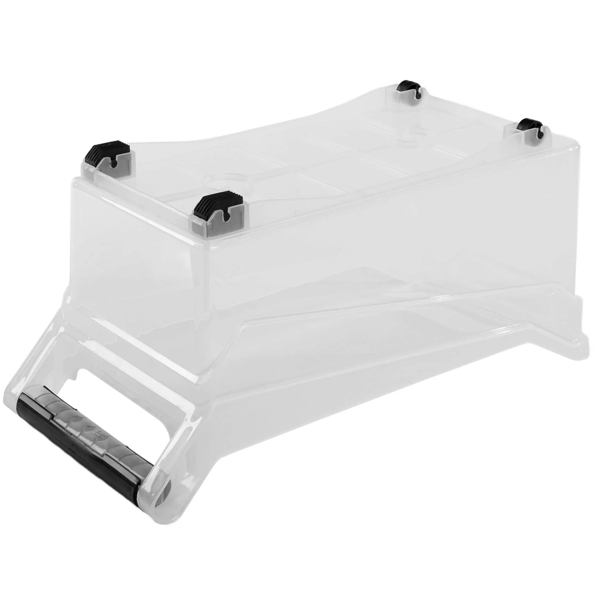 Viran 10L sandėliavimo konteineris su ratukais ir rankena