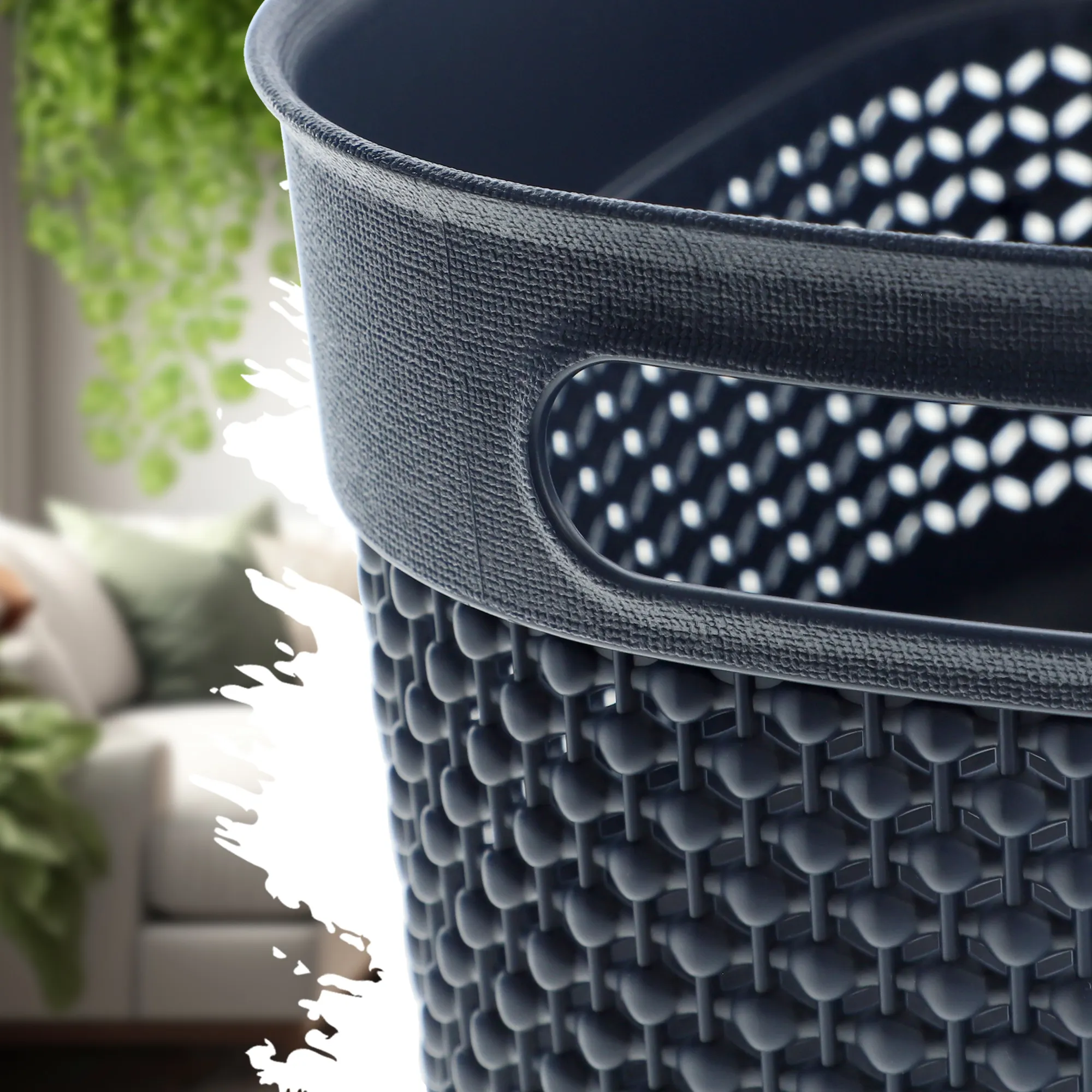 Stačiakampis krepšys 12 l Curver Filo perdirbtas, tamsiai mėlynas